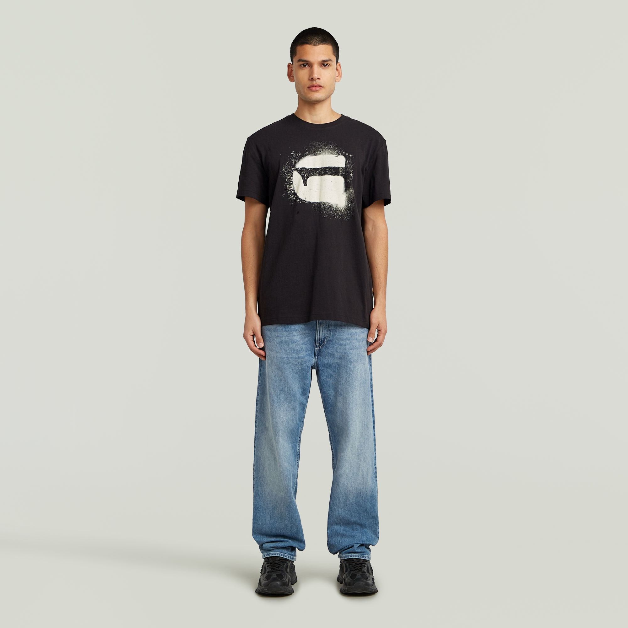 G-STAR T-Shirt »Spray G Logo«, mit Rundhals