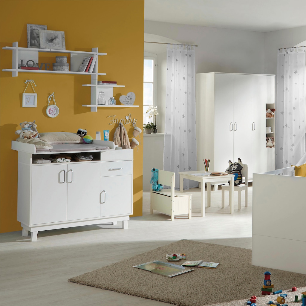 roba® Kinderregal »Nordic, weiß (3-tlg.)«, (3-teilig)