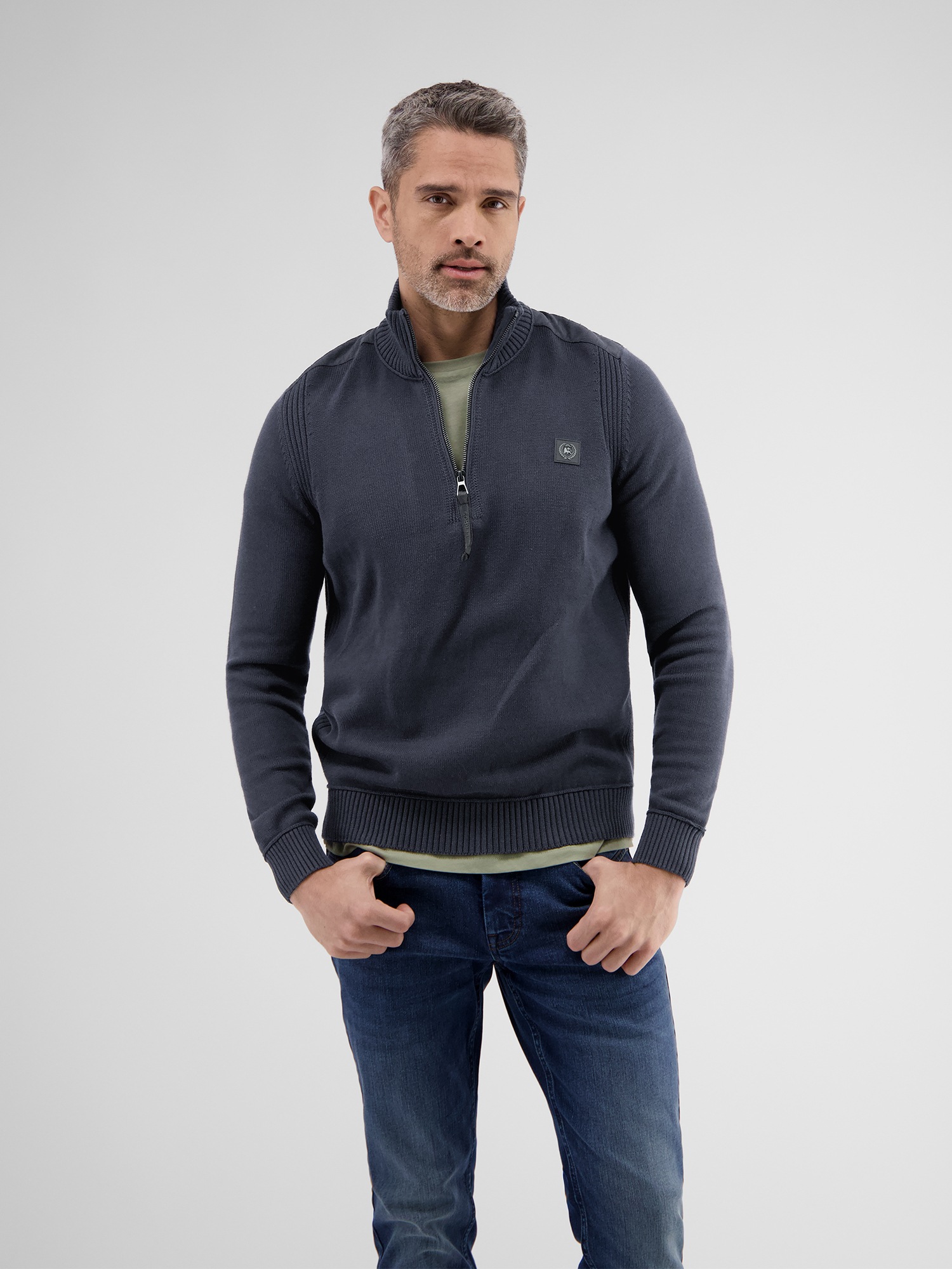 LERROS Strickpullover »LERROS Stricktroyer, unifarben«