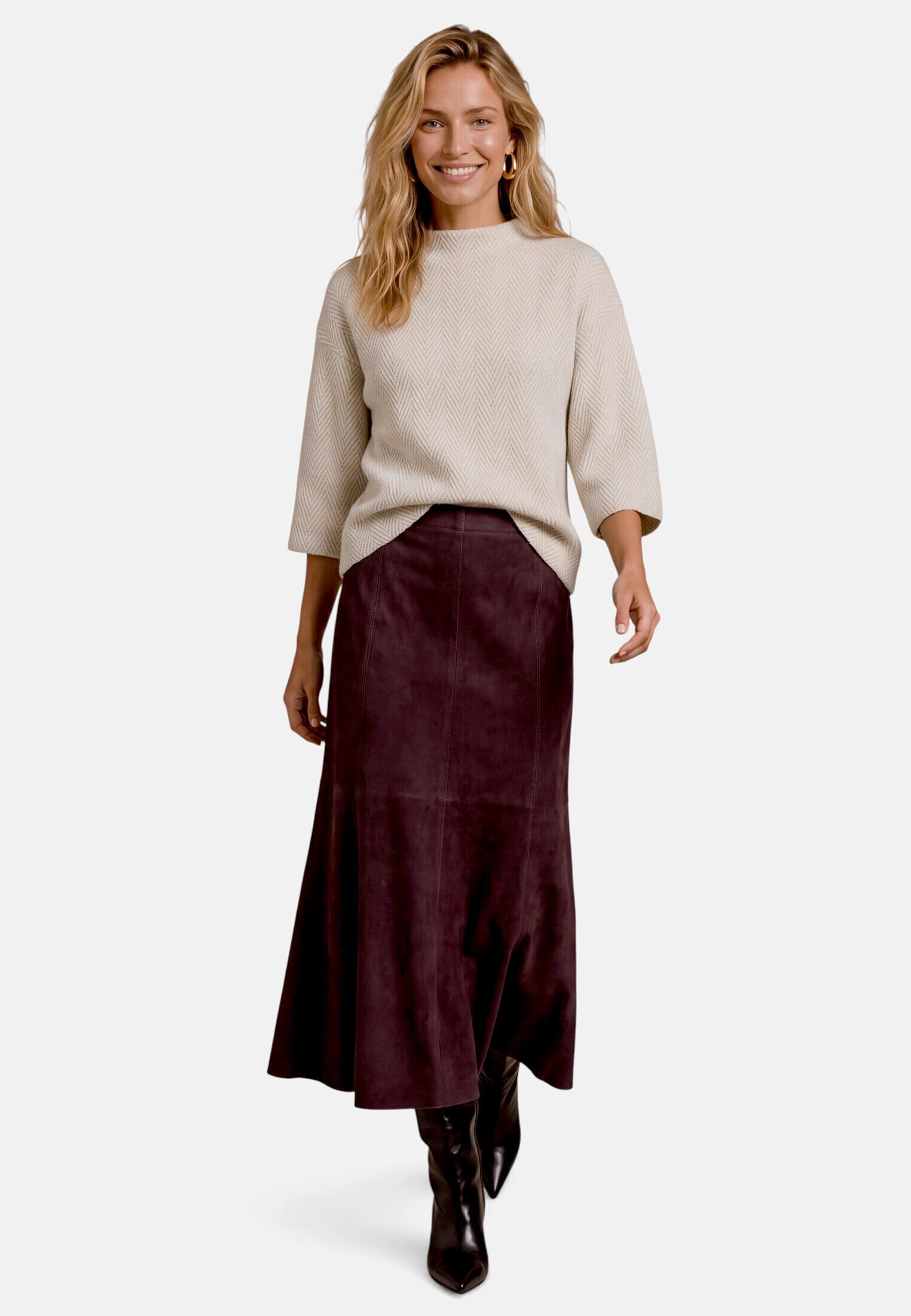 Zero Sweatshirt »Damen mit 3/4 Arm«, Material

