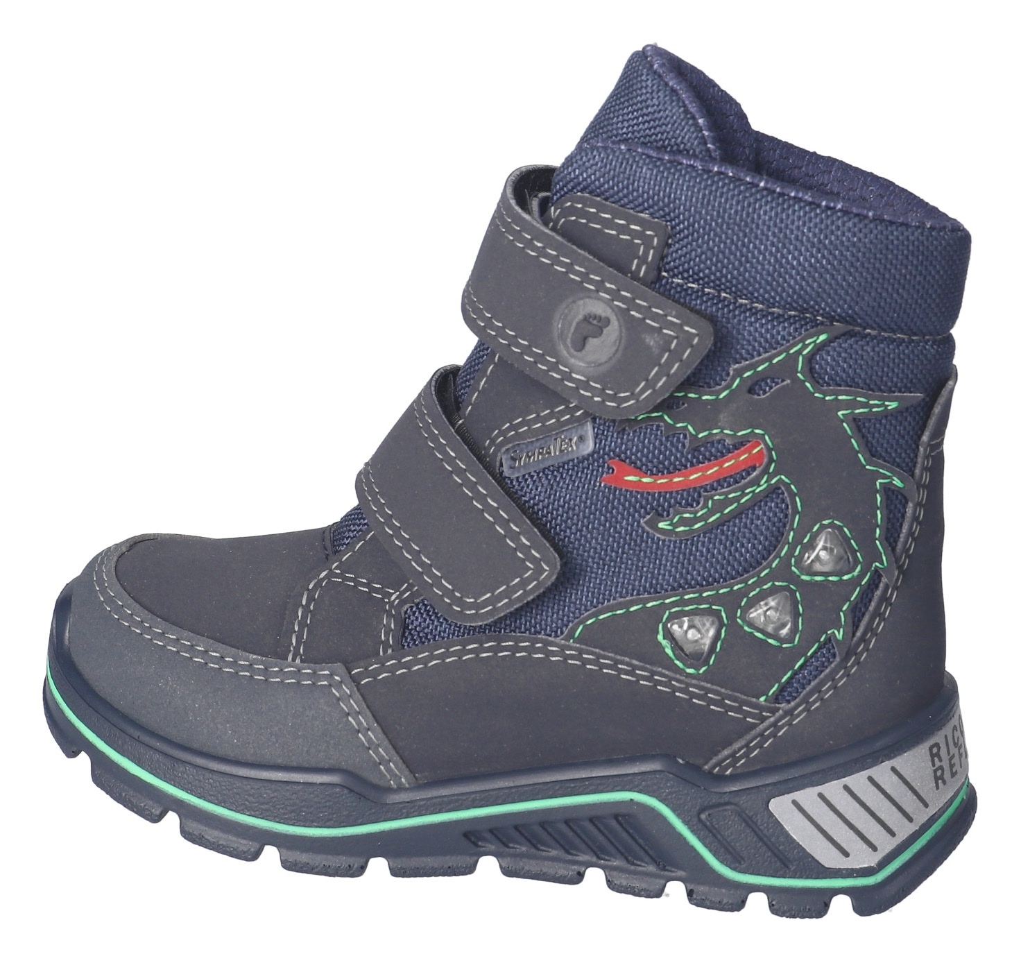 Ricosta Winterstiefel »Grisu WMS: normal«, Klettstiefel Blinkfunktion, Größenschablone zum Download