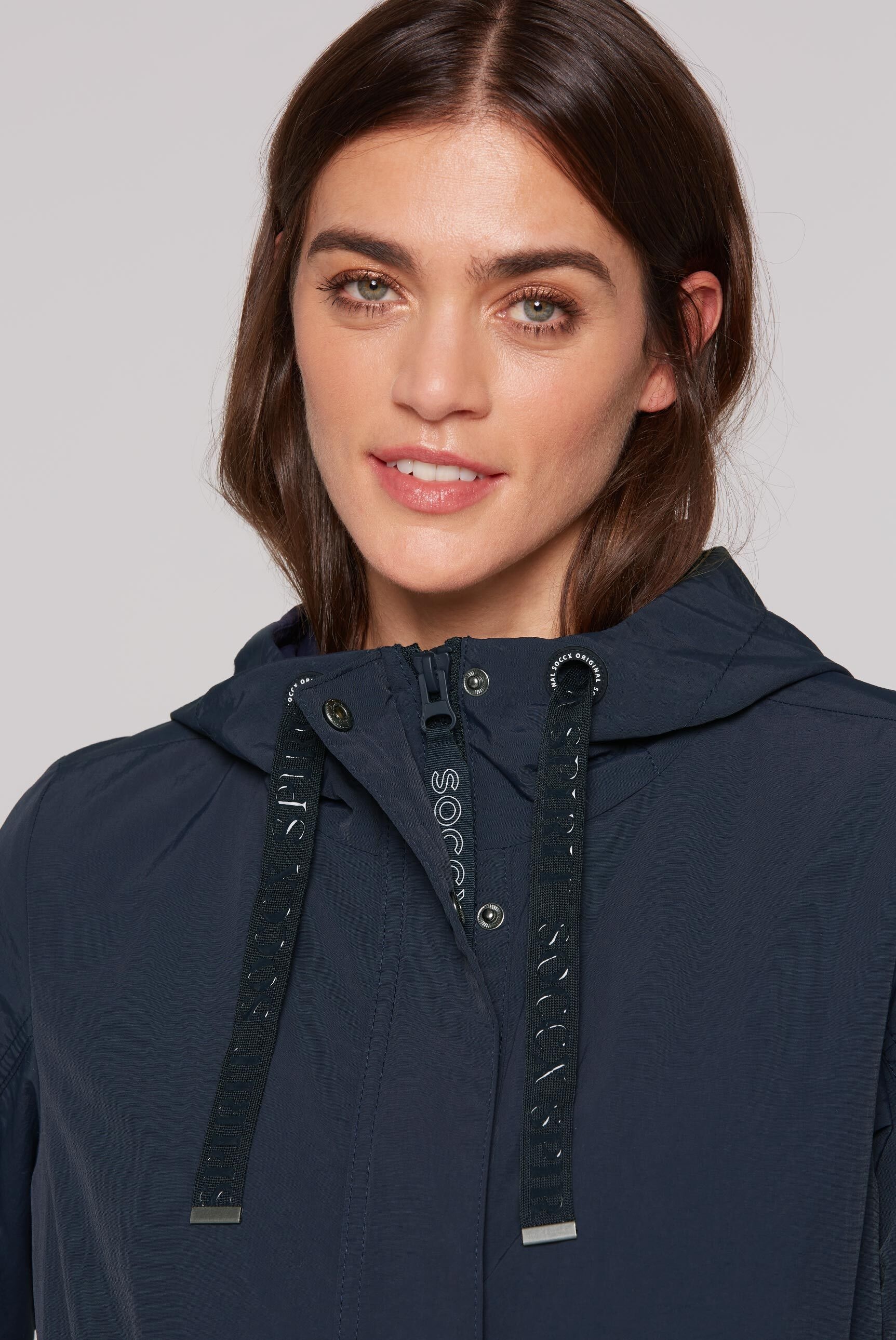 Parka Femme SOCCX Bleu XXL 3