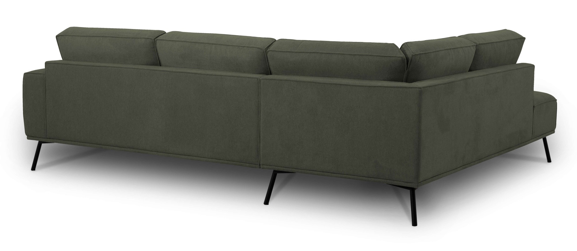 andas Ecksofa »Vosby«, Breite 260 cm, Chenille, mit dekorativer Kedernaht