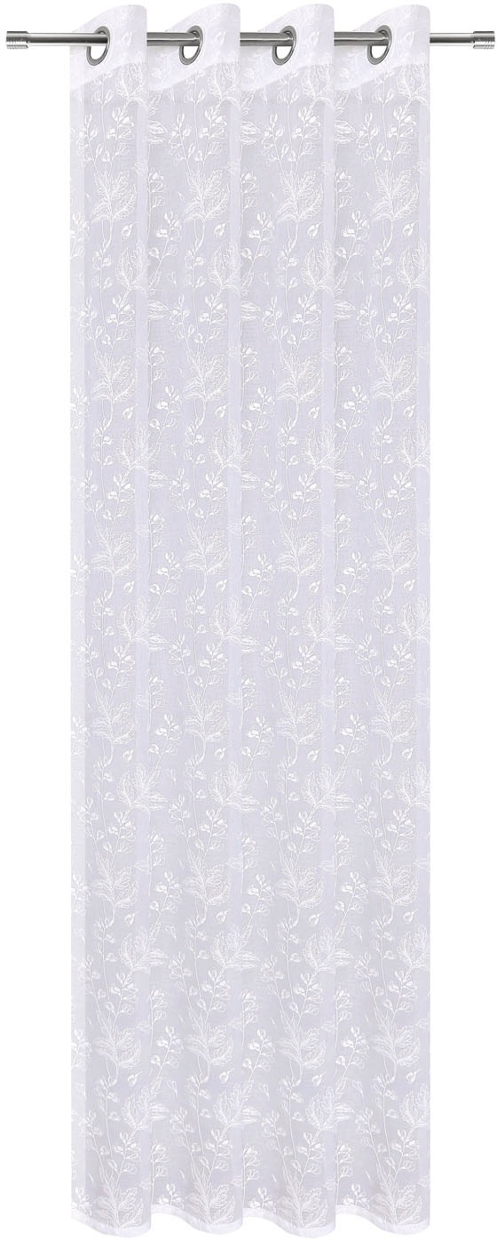 Gerster Gardine "Garda" Ösen 1 Stk. tlg. Ösenschal "Garda" offwhite günstig online kaufen