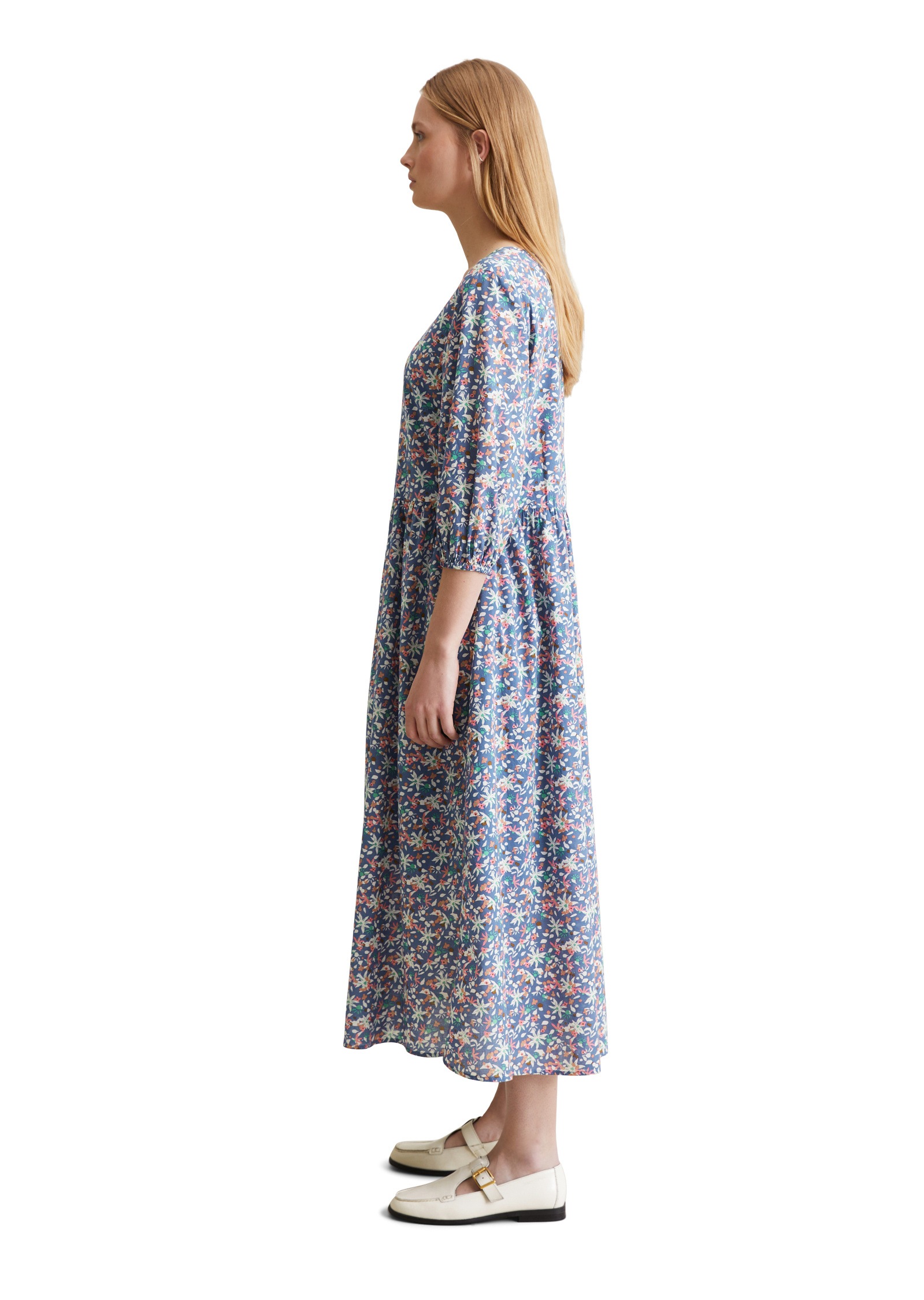 Marc OPolo DENIM Midikleid "aus Baumwoll-Voile" günstig online kaufen