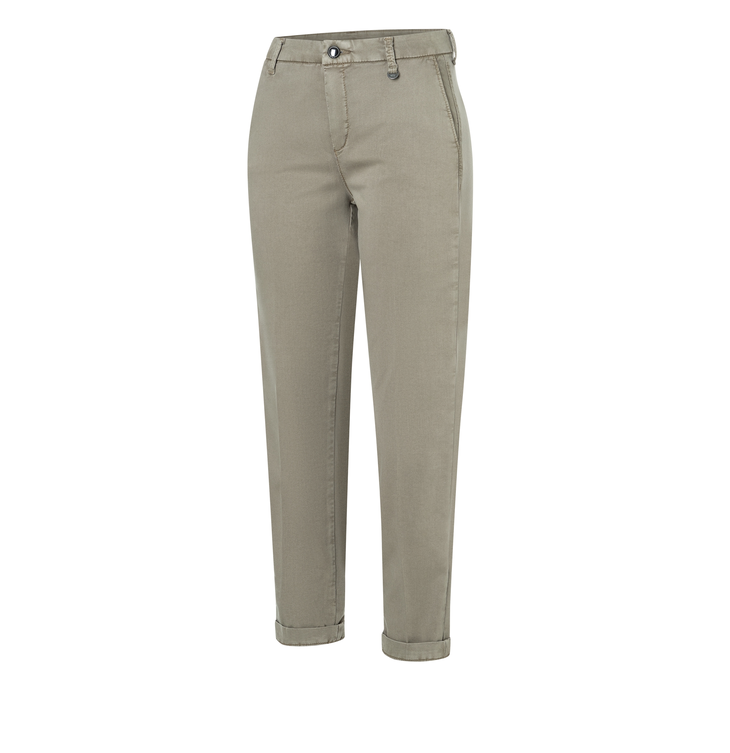 MAC Chinohose »CHINO turn up«, mit dezentem Glanz, elegant und sportiv zugleich
