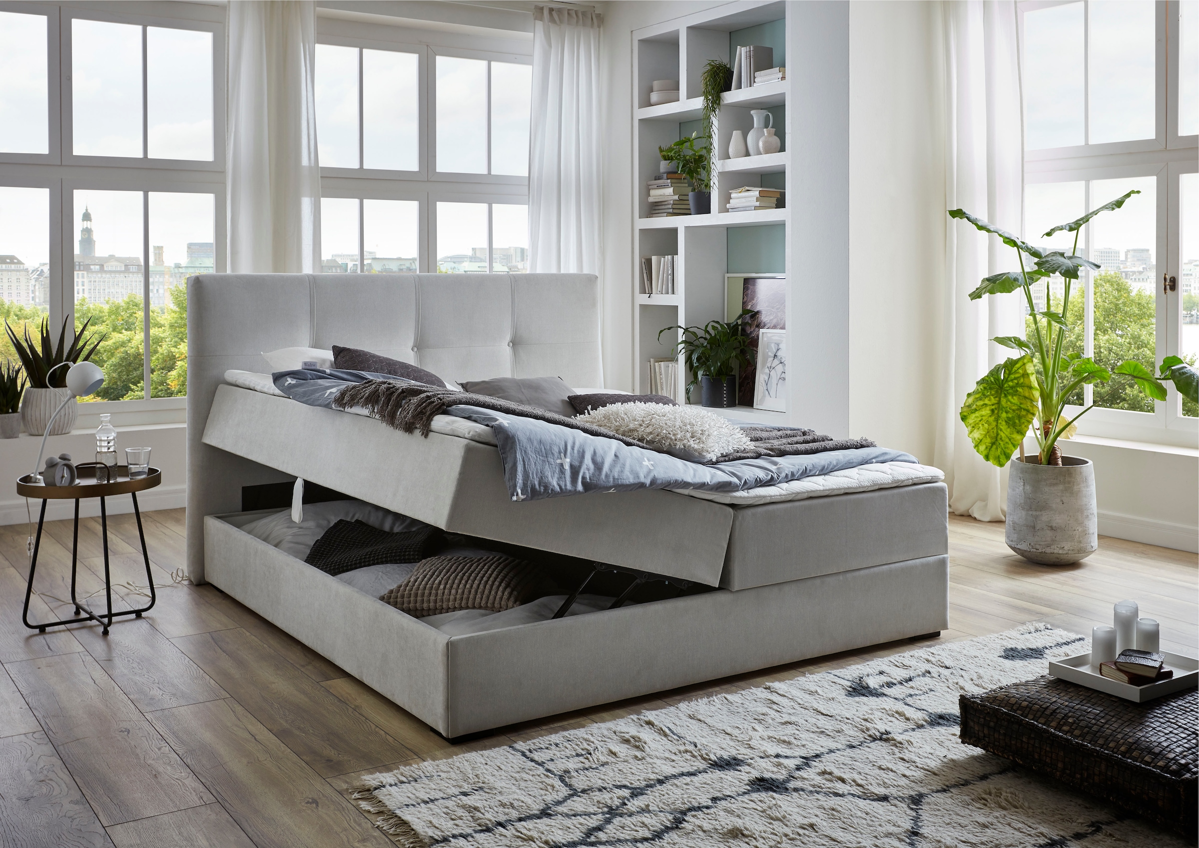 ATLANTIC home collection Boxbett »Lucy«, mit Bettkasten