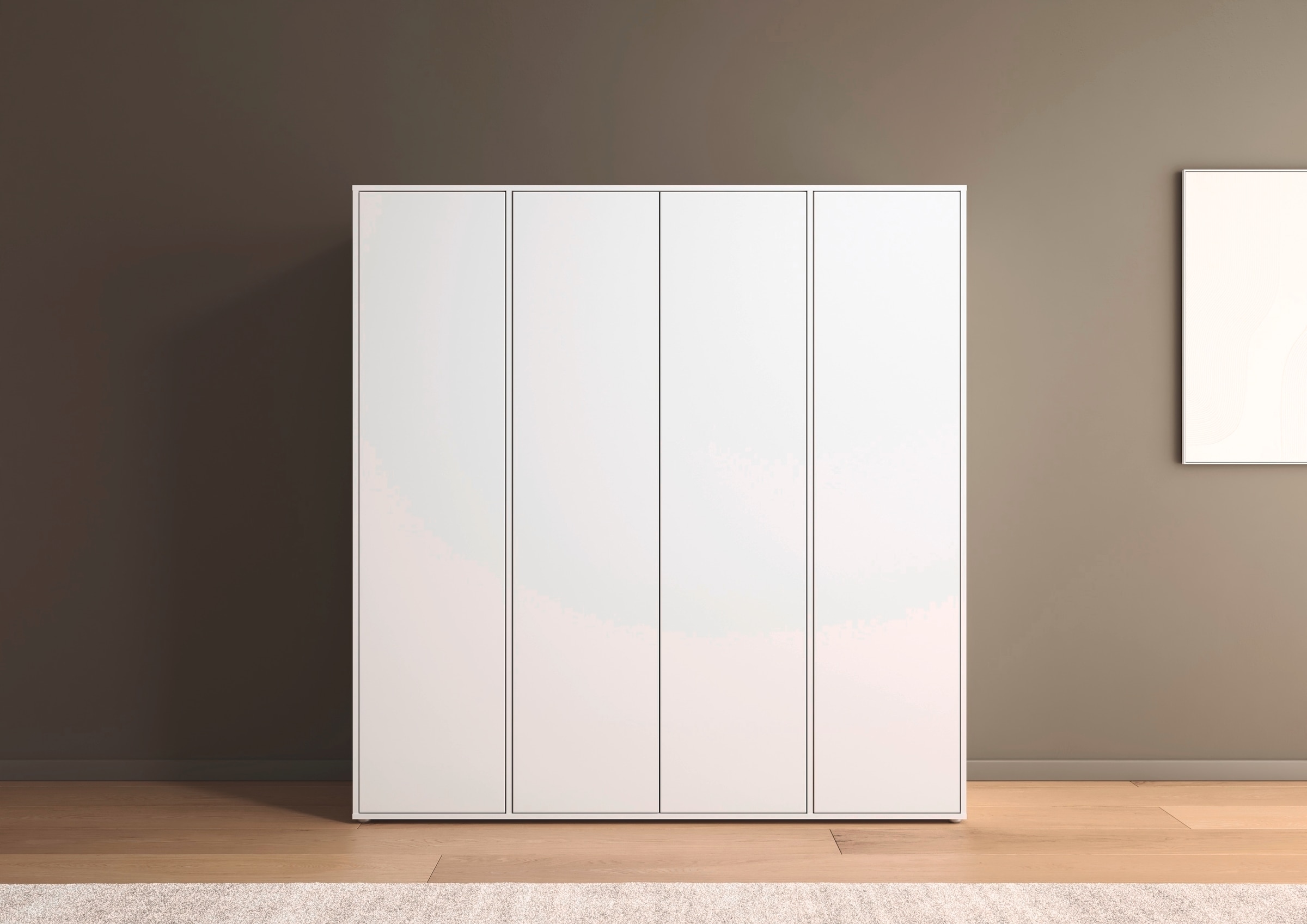 rauch Drehtürenschrank »Kleiderschrank Schrank Garderobe Wäscheschrank NABILA viel Stauraum«, (in 3 verschiedenen Ausstattungen BASIC/CLASSIC/PREMIUM), in 2 Breiten mit Push-to-Open Funktion TOPSELLER MADE IN GERMANY