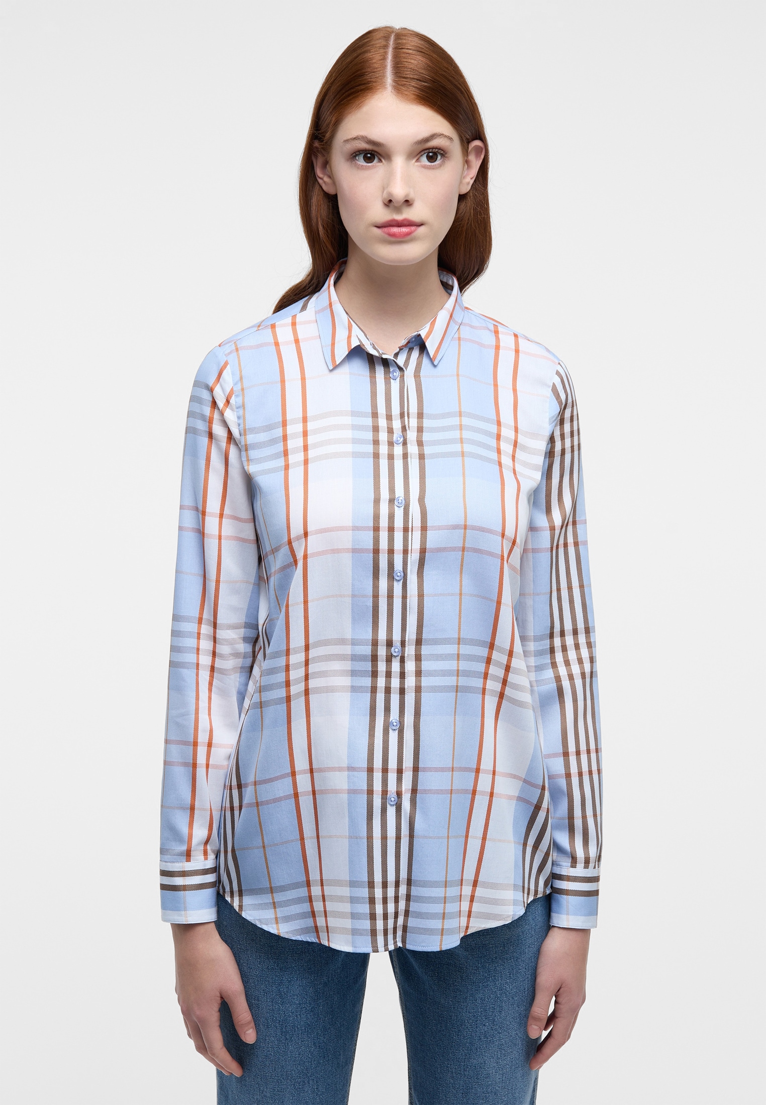 Eterna Hemdbluse "REGULAR FIT" EASY IRON (bügelleicht) günstig online kaufen