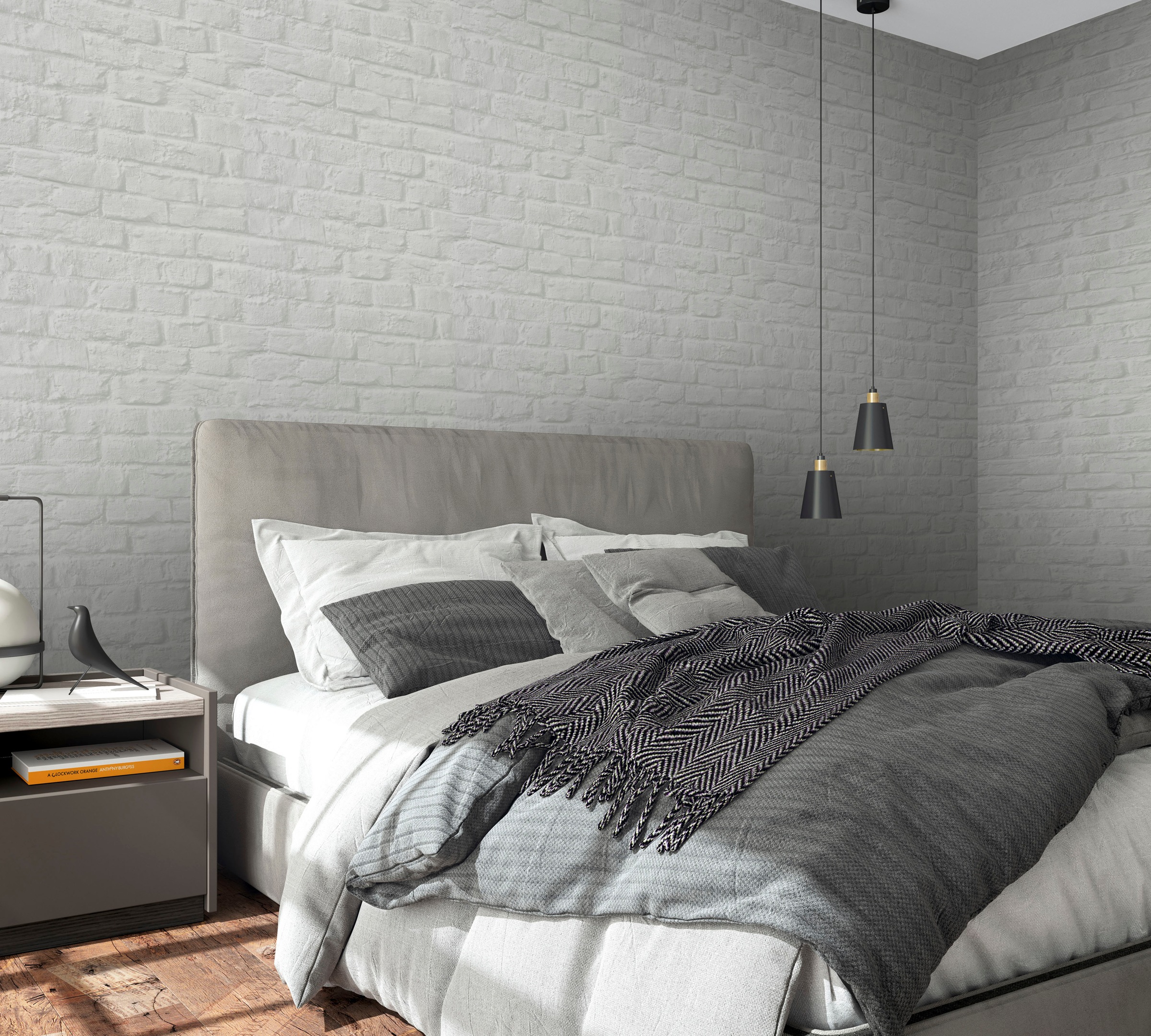 Marburg Vliestapete "Brick" 3D-Optik strukturiert moderne Tapete für Wohnzimmer Schlafzimmer Küche