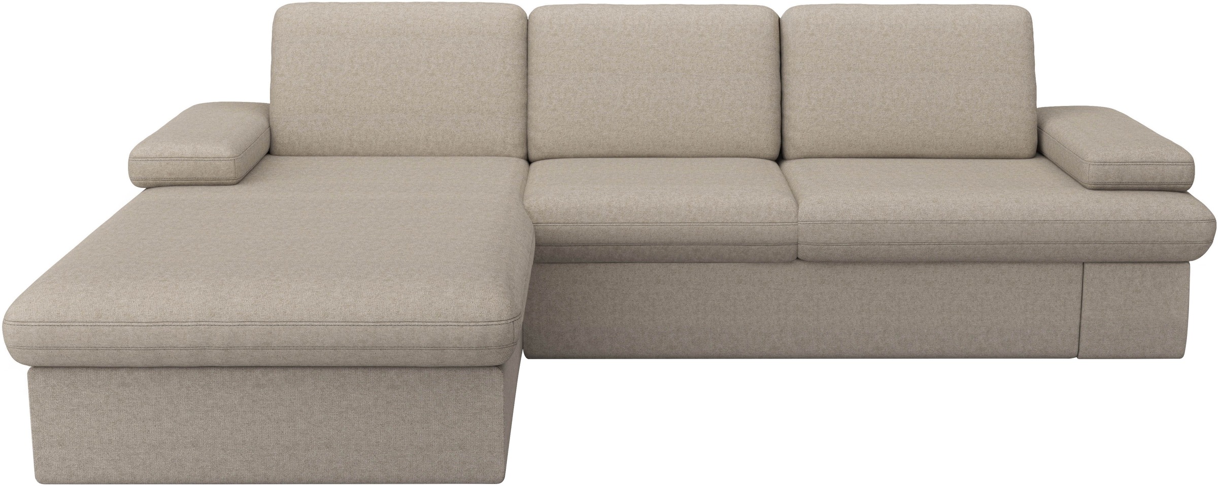 sit&more Ecksofa "Moreno L-Form, B: 247 cm" mit Armteilverstellung, optiona günstig online kaufen