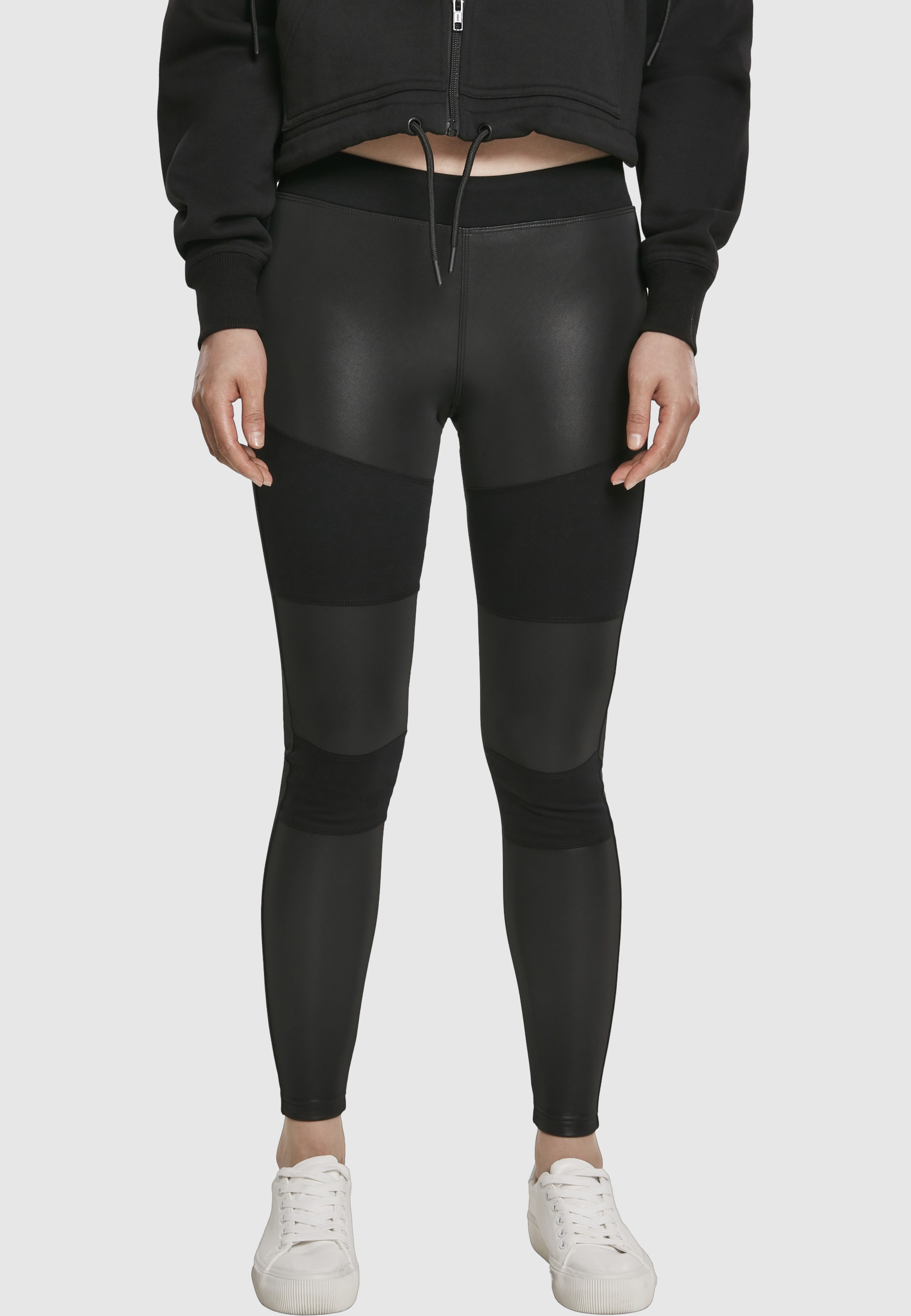 URBAN CLASSICS Leggings »Urban Classics Damen Ladies Fake Leather Tech Leggings«