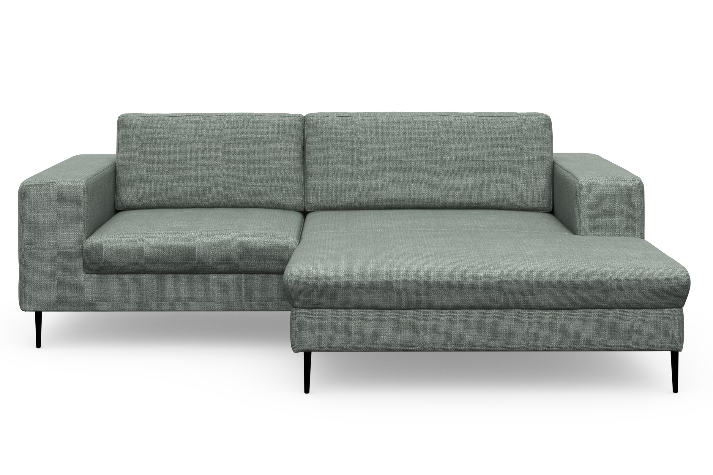 DOMO collection Ecksofa »Modica kompakt und elegant, Breite 244, L-Form«, moderne Optik mit extrabreiter Recamiere, auch in Cord