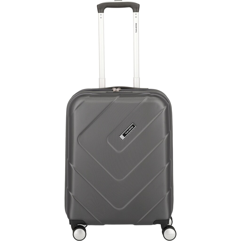 travelite Hartschalen-Trolley »Kalisto, 55 cm, anthrazit«, 4 Rollen