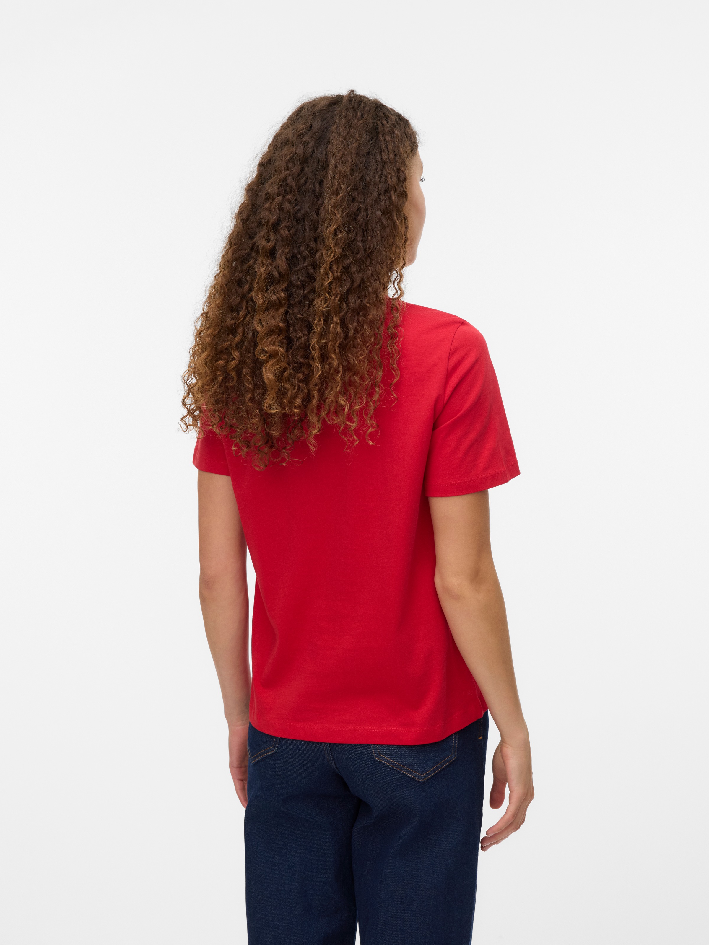 Vero Moda Kurzarmshirt "VMPAULINA SS T-SHIRT GA JRS NOOS" günstig online kaufen