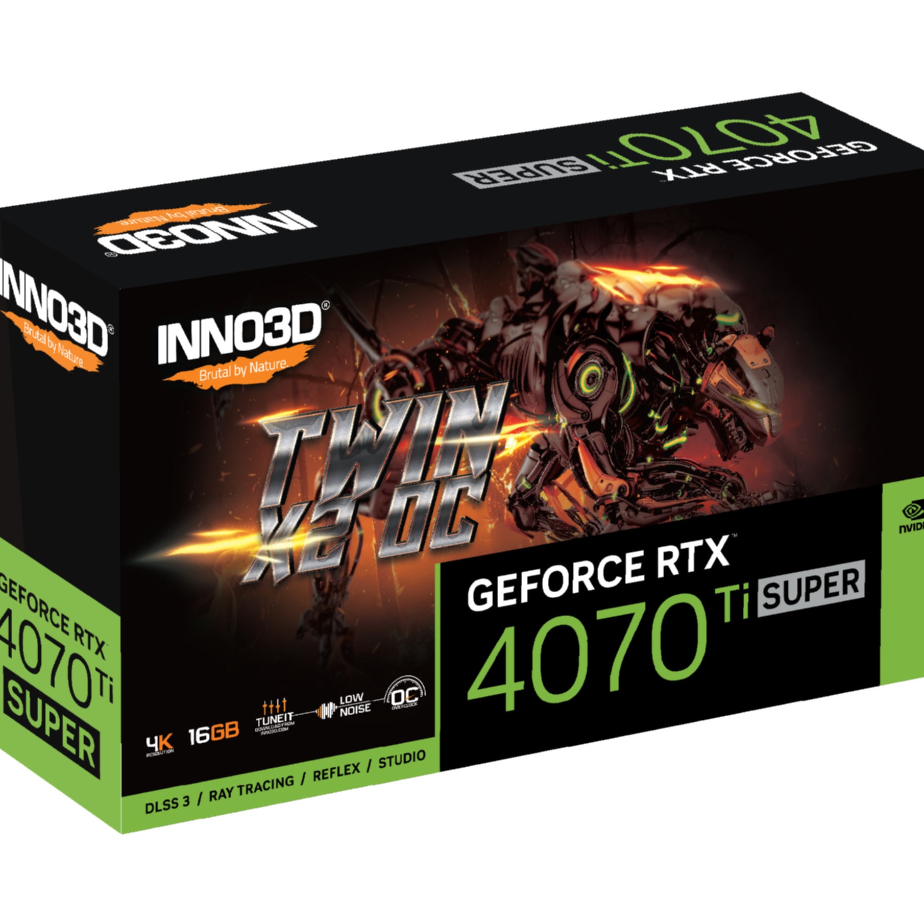 Inno3D Grafikkarte »GEFORCE RTX 4070 Ti SUPER TWIN X2 OC«