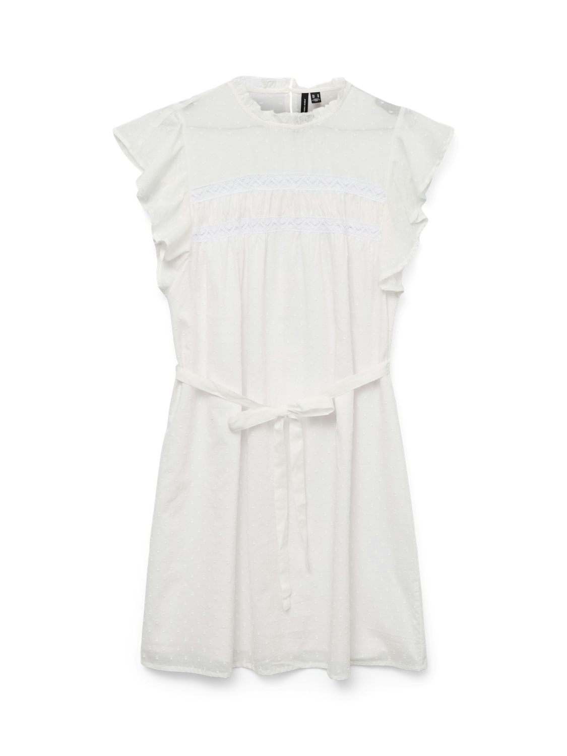 Vero Moda Minikleid »VMTRINE SL SHORT LACE DRESS WVN GA NOOS«