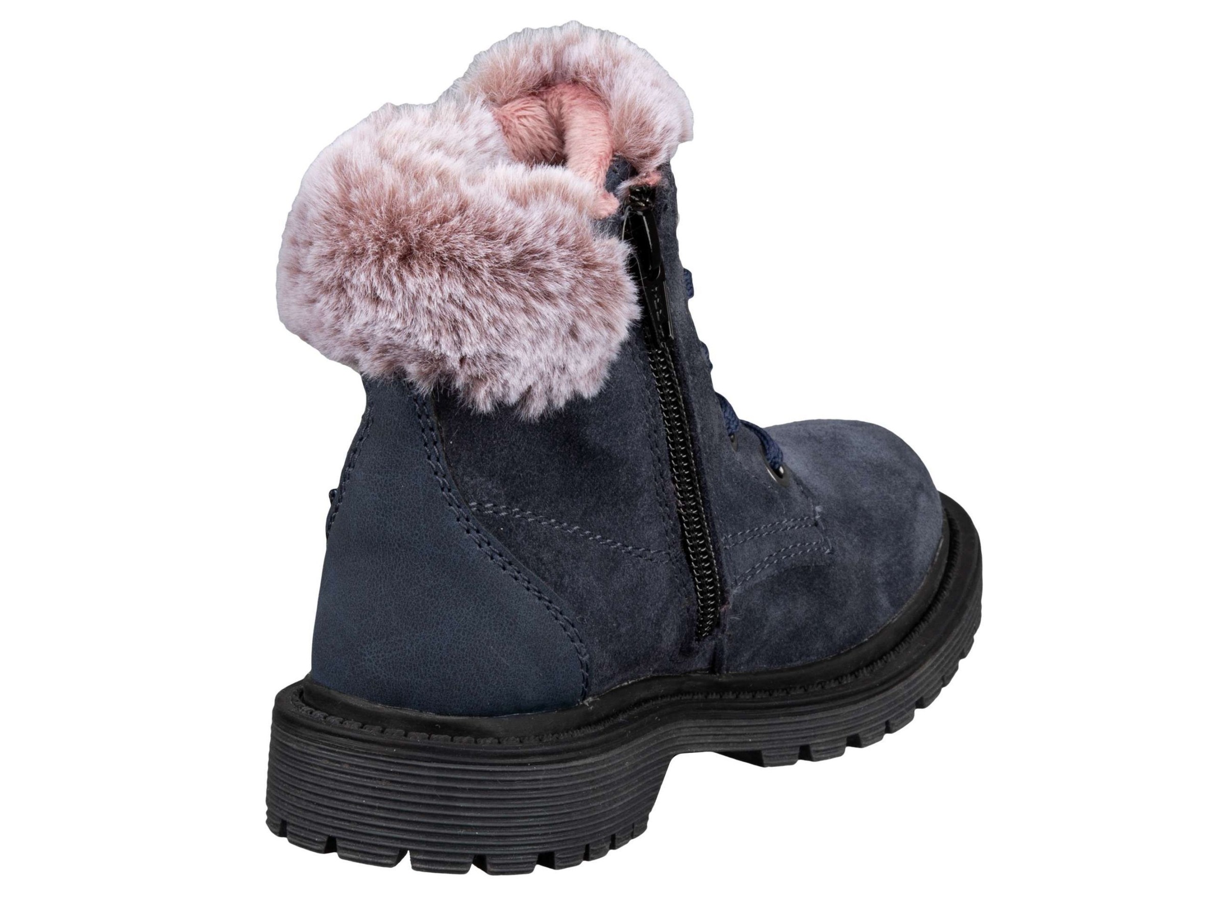 Stiefel LICO "Trendstiefel Asha", Mädchen, Gr. 31, blau, Veloursleder, Schuhe Stiefel 3