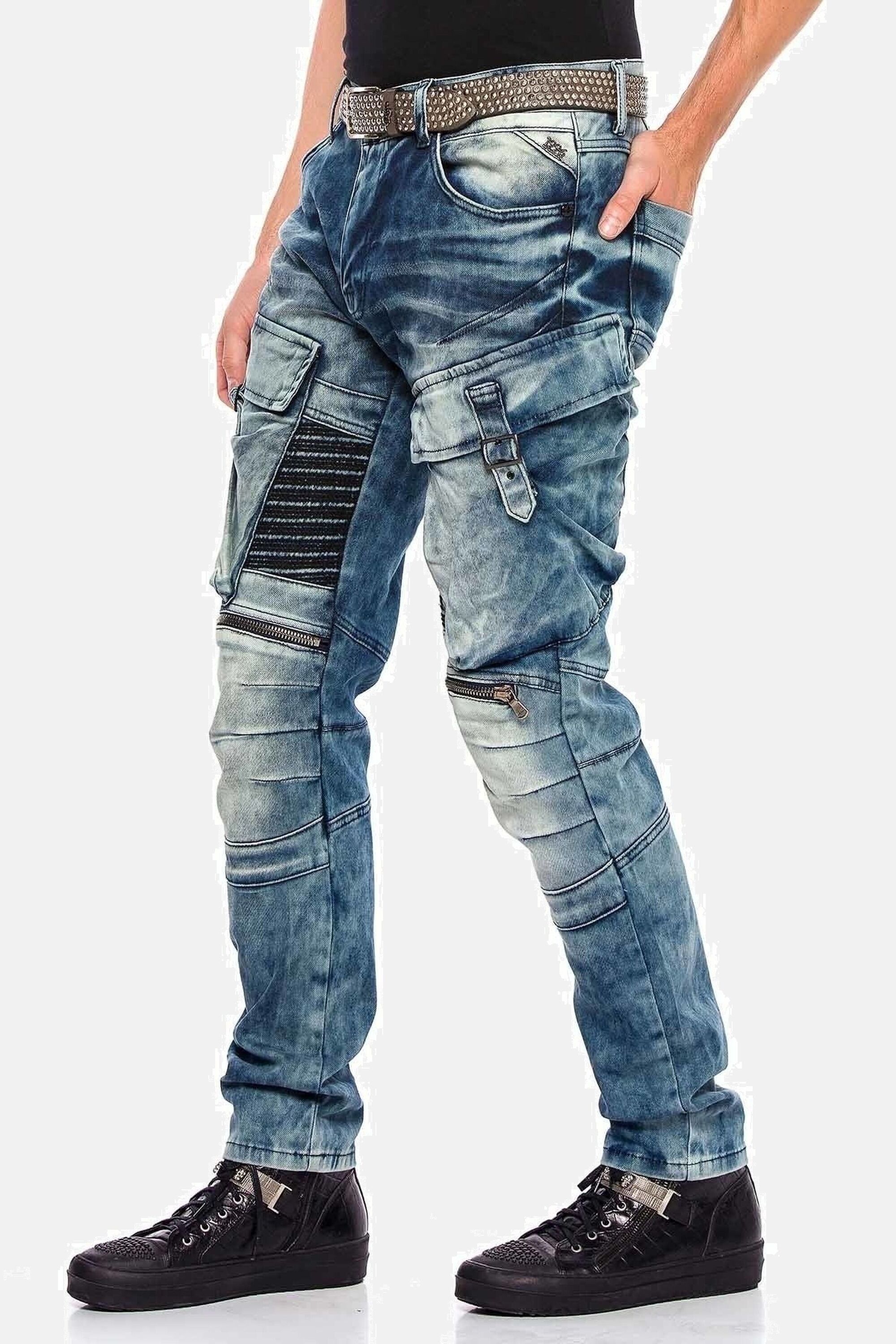 Cipo & Baxx Cargojeans »Jeans«, im Used-Look, CD-523
