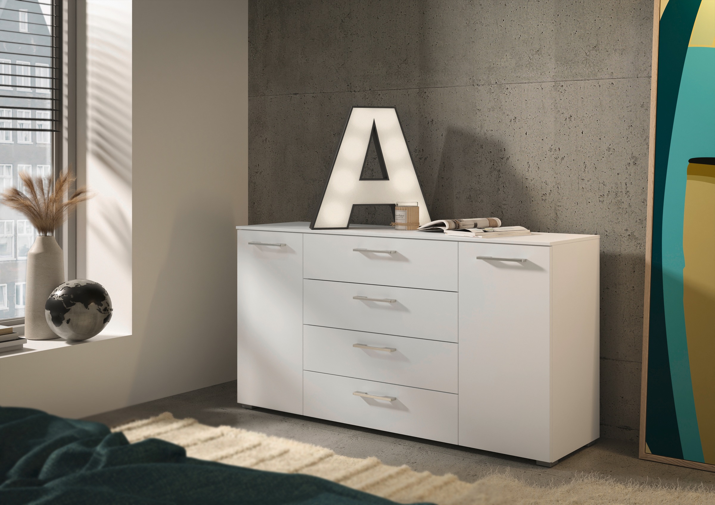 set one by Musterring Kombikommode "Henderson", mit 2 Türen und 4 Schublade günstig online kaufen