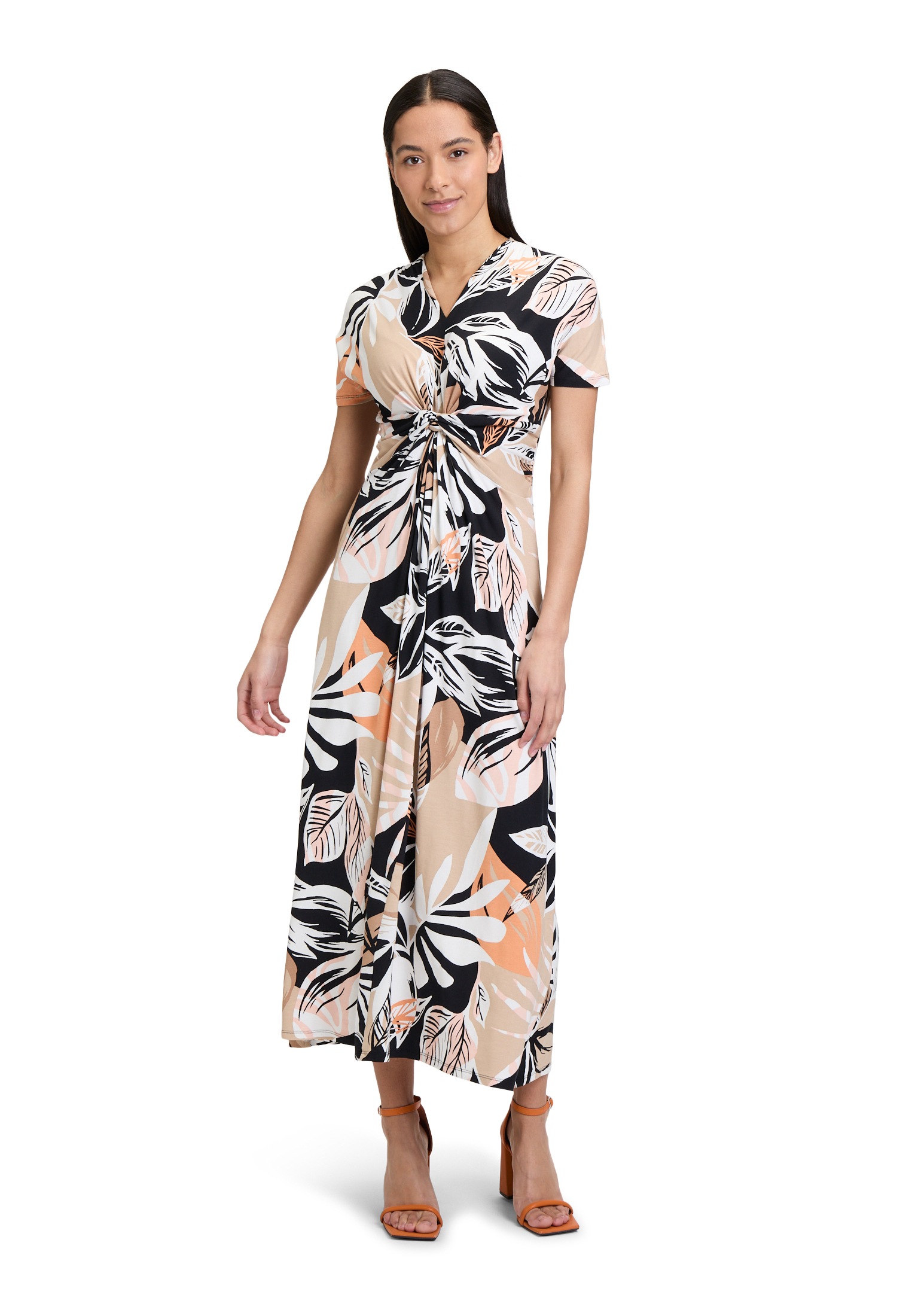 Betty Barclay Midikleid "Betty Barclay Damen Sommerkleid Midikleid mit Raff günstig online kaufen