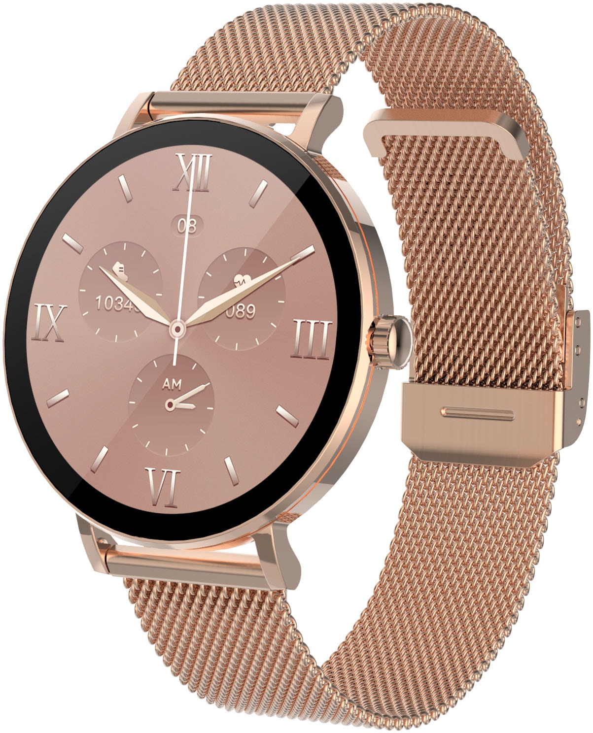 SMARTY 2.0 Smartwatch, Armbanduhr, Damenuhr, Herrenuhr, Android5.1+, Apple iOS 8.0+,)