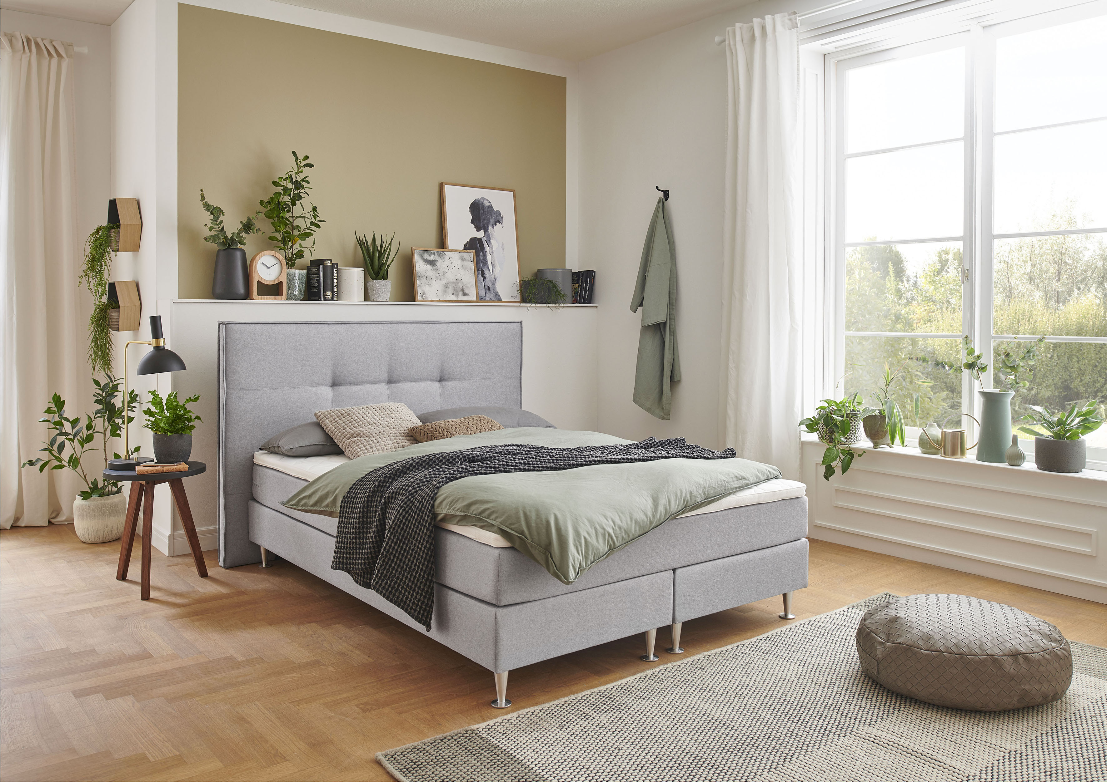 ATLANTIC home collection "Barnett" mit Taschenfederkern-Matratze und Topper