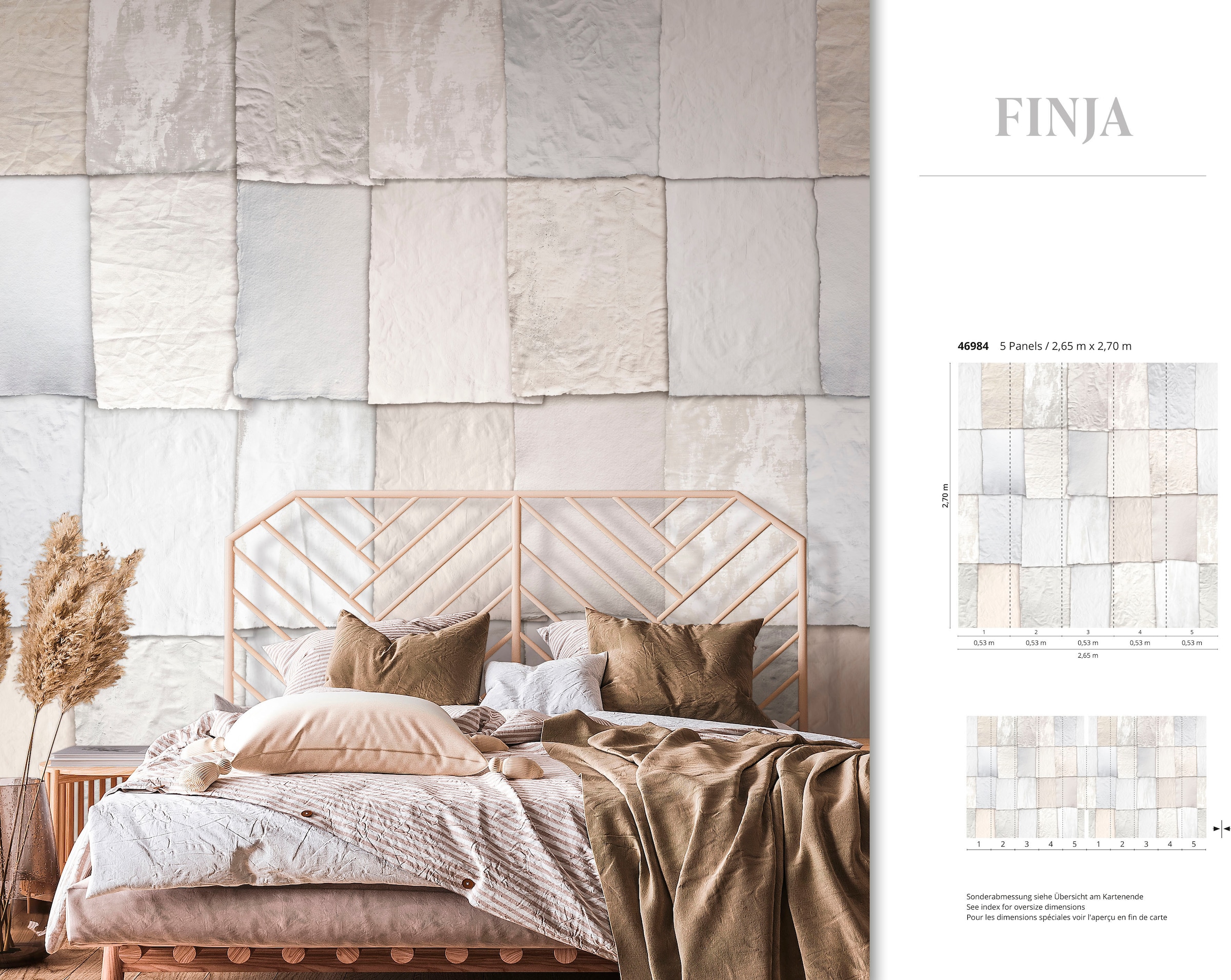 Marburg Fototapete »Finja«, matt, moderne Tapete für Wohnzimmer Schlafzimmer Küche