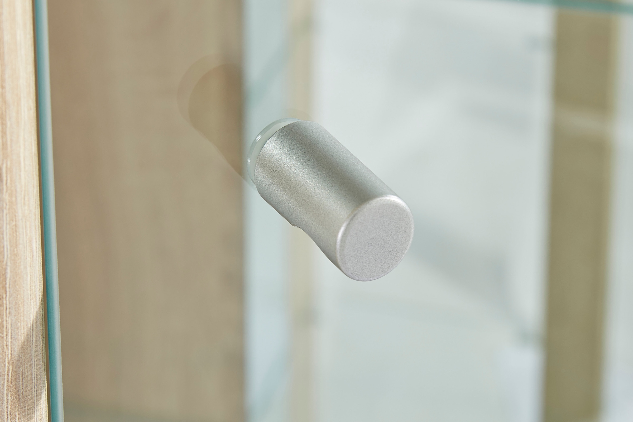 fif möbel Eckvitrine »TRIO Höhe ca. 172 cm, ink. Beleuchtung« Eckvitrine/Glasvitrine 1x Glastür, perfekt für Sammler, Sammlervitrine