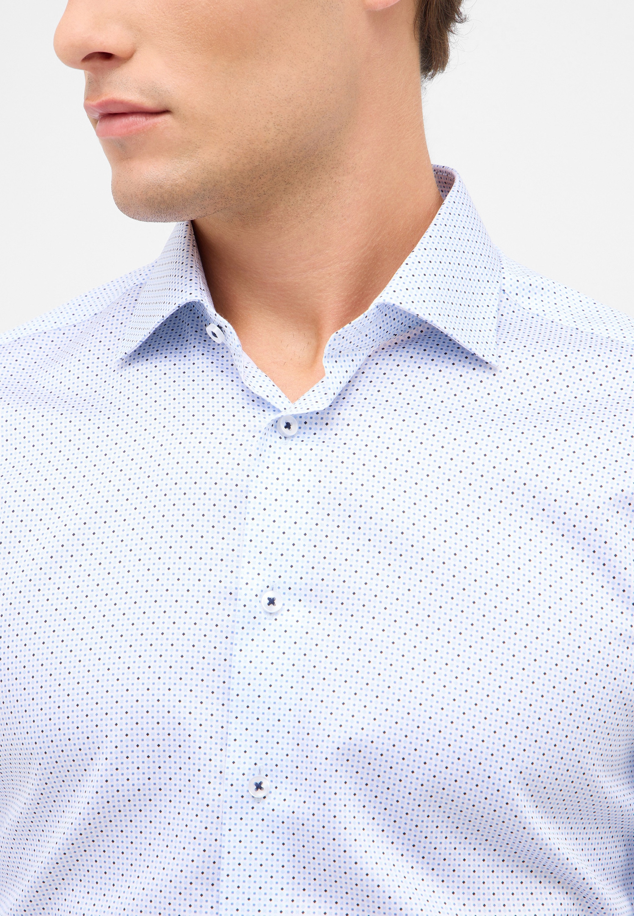 Eterna Langarmhemd »SLIM FIT«, NON IRON (bügelfrei)