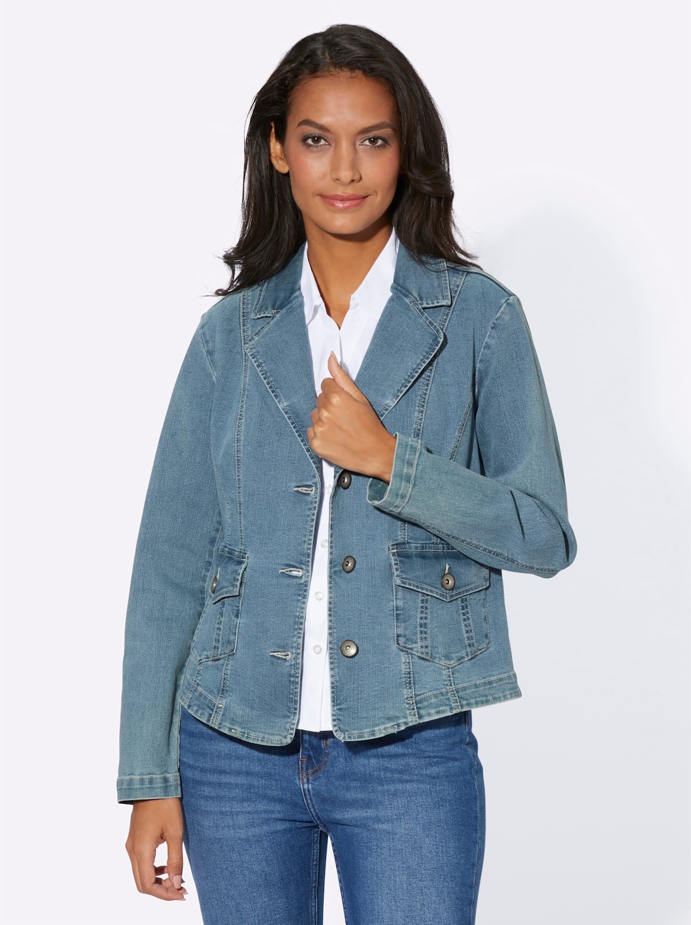 Casual Looks Jeansblazer »Jeans-Blazer«