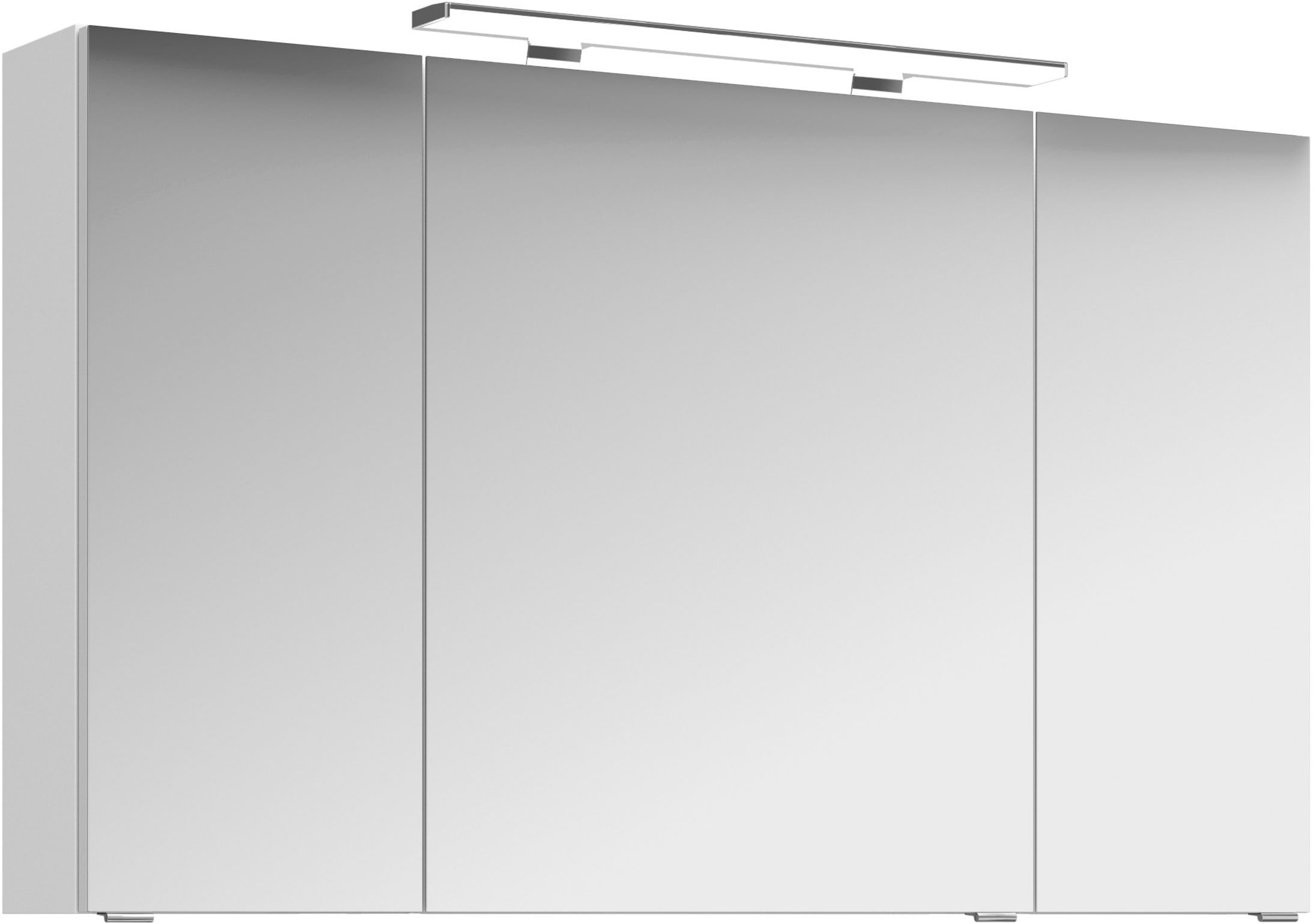 Saphir Badmöbel-Set »Serie 4010 2-teilig Keramik-Waschtisch mit LED-Spiegelschrank«, (Set), Badezimmer Set 120,5 cm breit, inkl. Türdämpfer, 5 Türen, 2 Schubladen