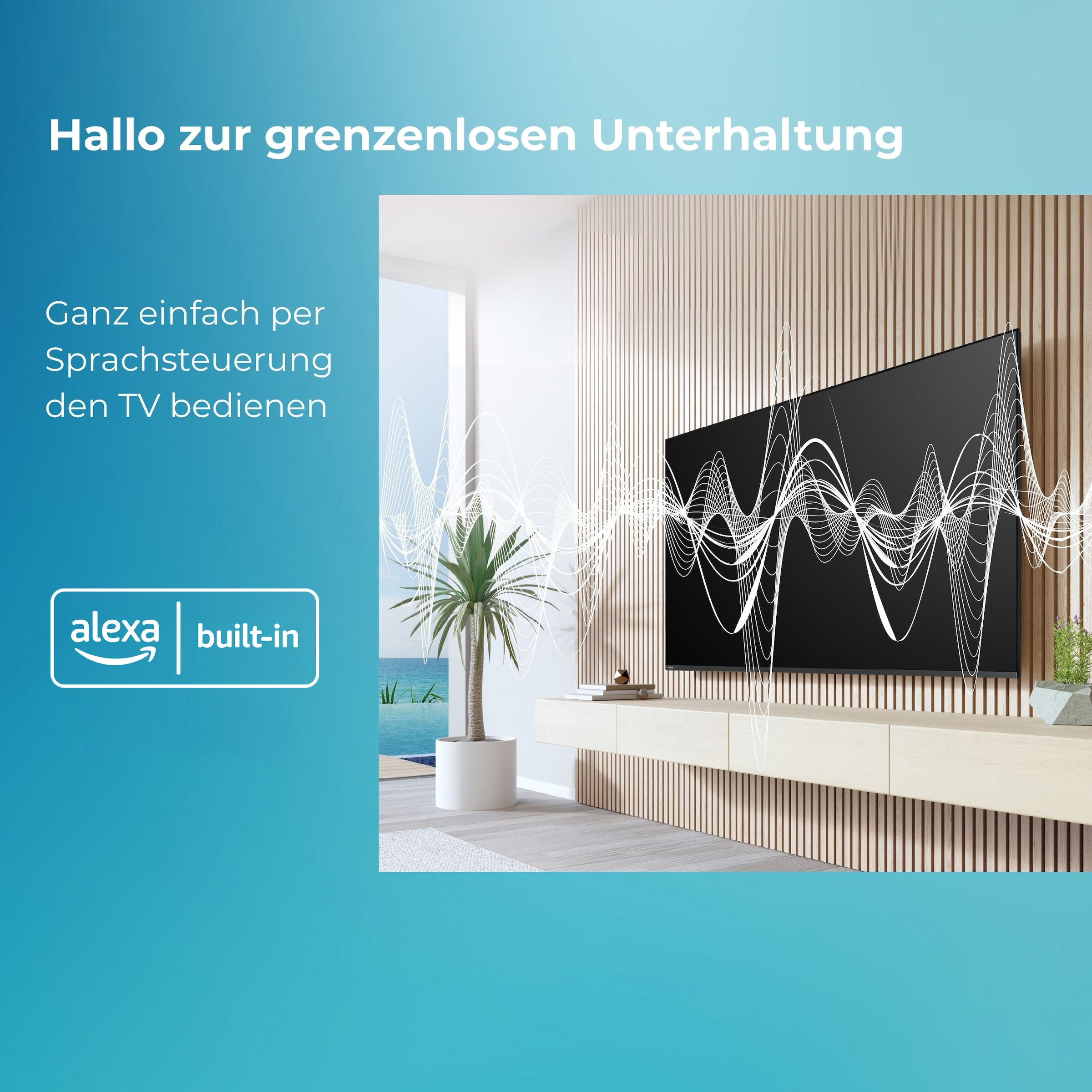 Toshiba LCD-LED Fernseher »24WF3F63DAR« 60 cm/24 ″ HD ready Smart-TV