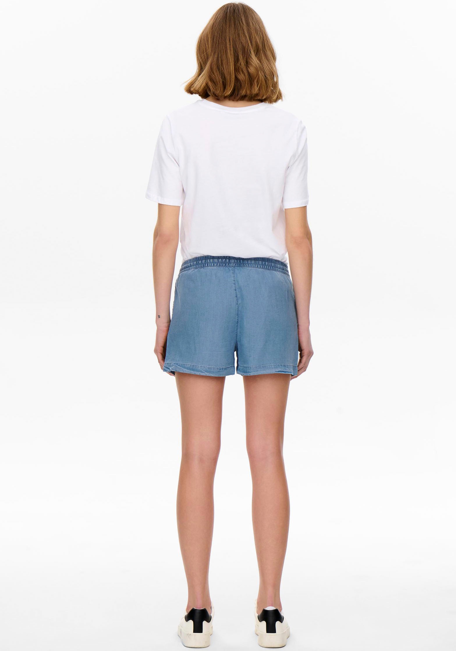 ONLY Shorts "ONLPEMA – Shorts mit elastischem Bund für lässigen Jeanslook", günstig online kaufen