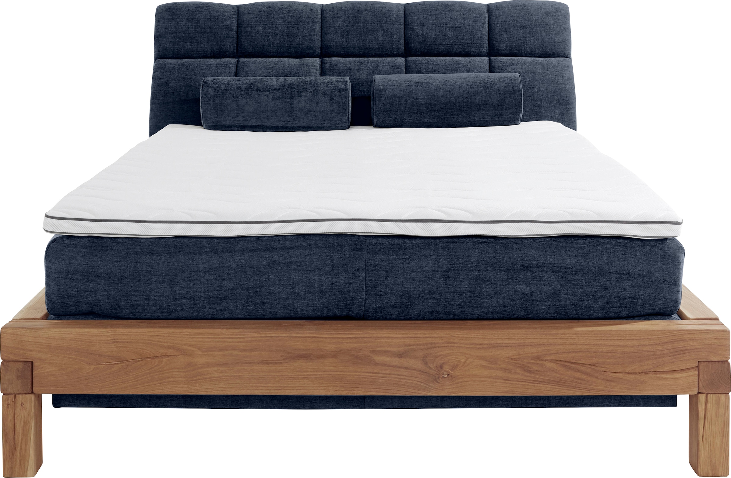 Home affaire Boxspringbett »Villads«, Liegefläche: 160/200 cm aus Balkeneiche, Inside-Boxspring-Unterbau