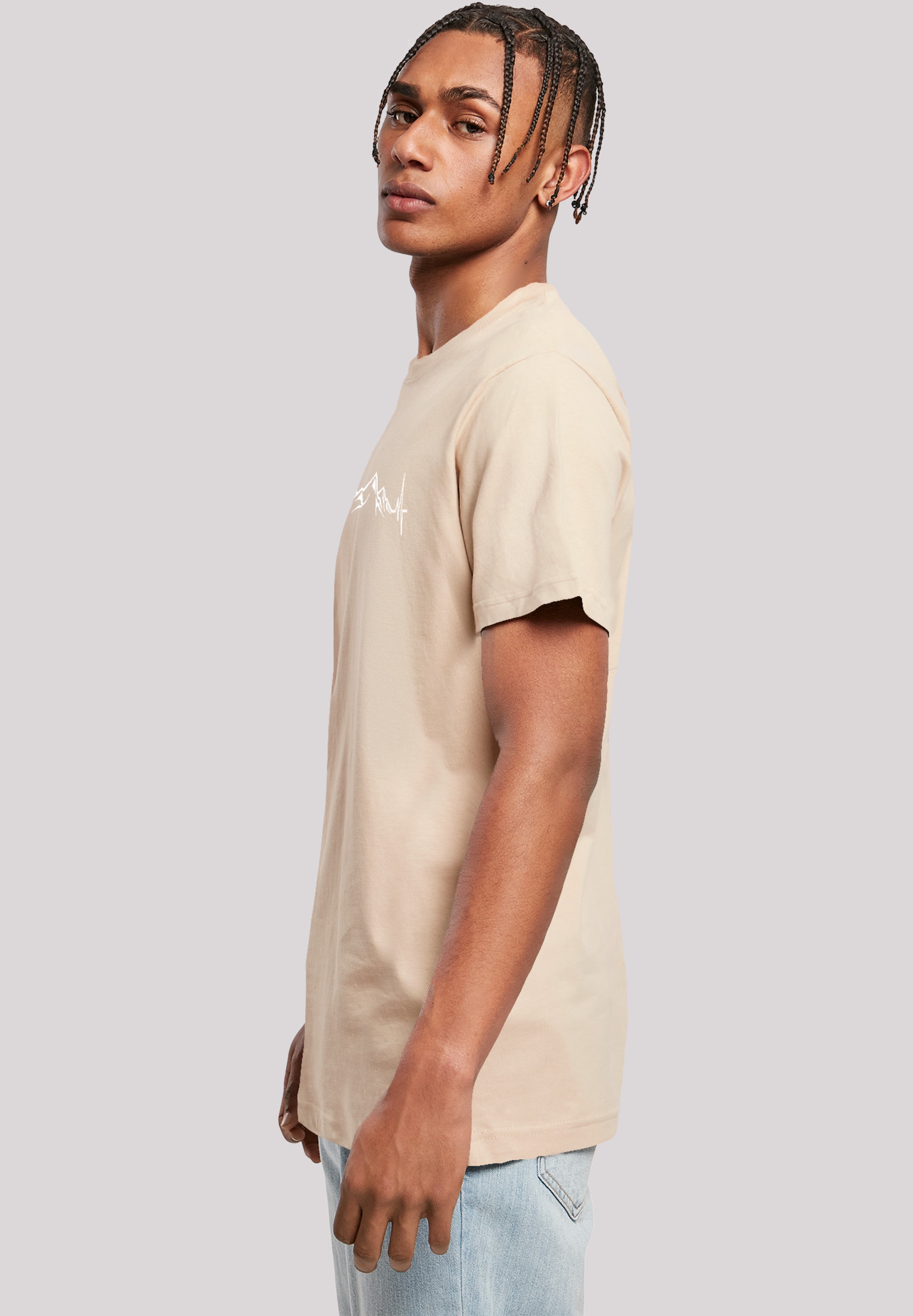 F4NT4STIC T-Shirt »Herzschlag Berge Wandern«, Premium Qualität