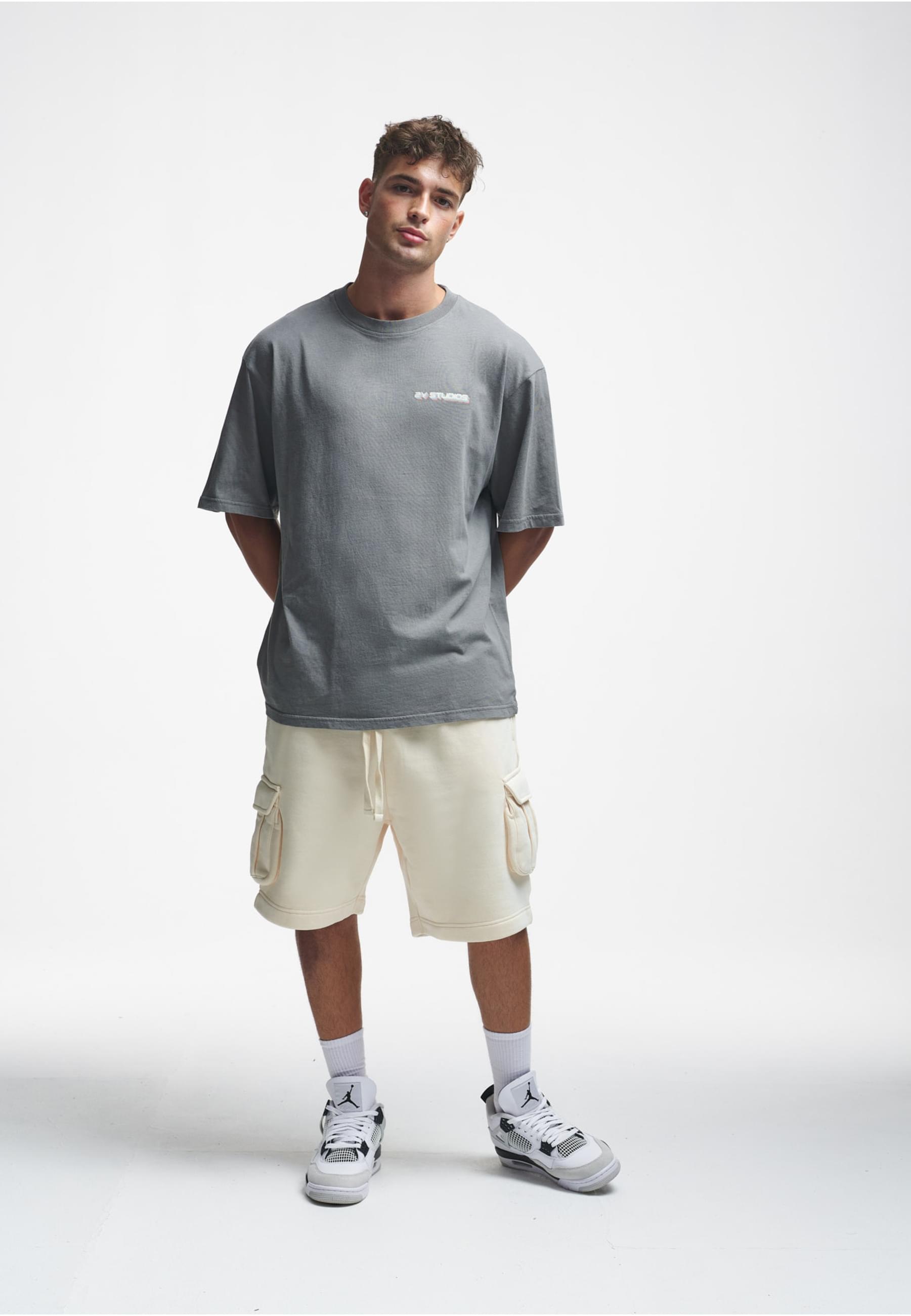 2Y Studios T-Shirt »2Y Studios Herren 2Y Good Vibes Only Oversize Tee«, (1 tlg.)