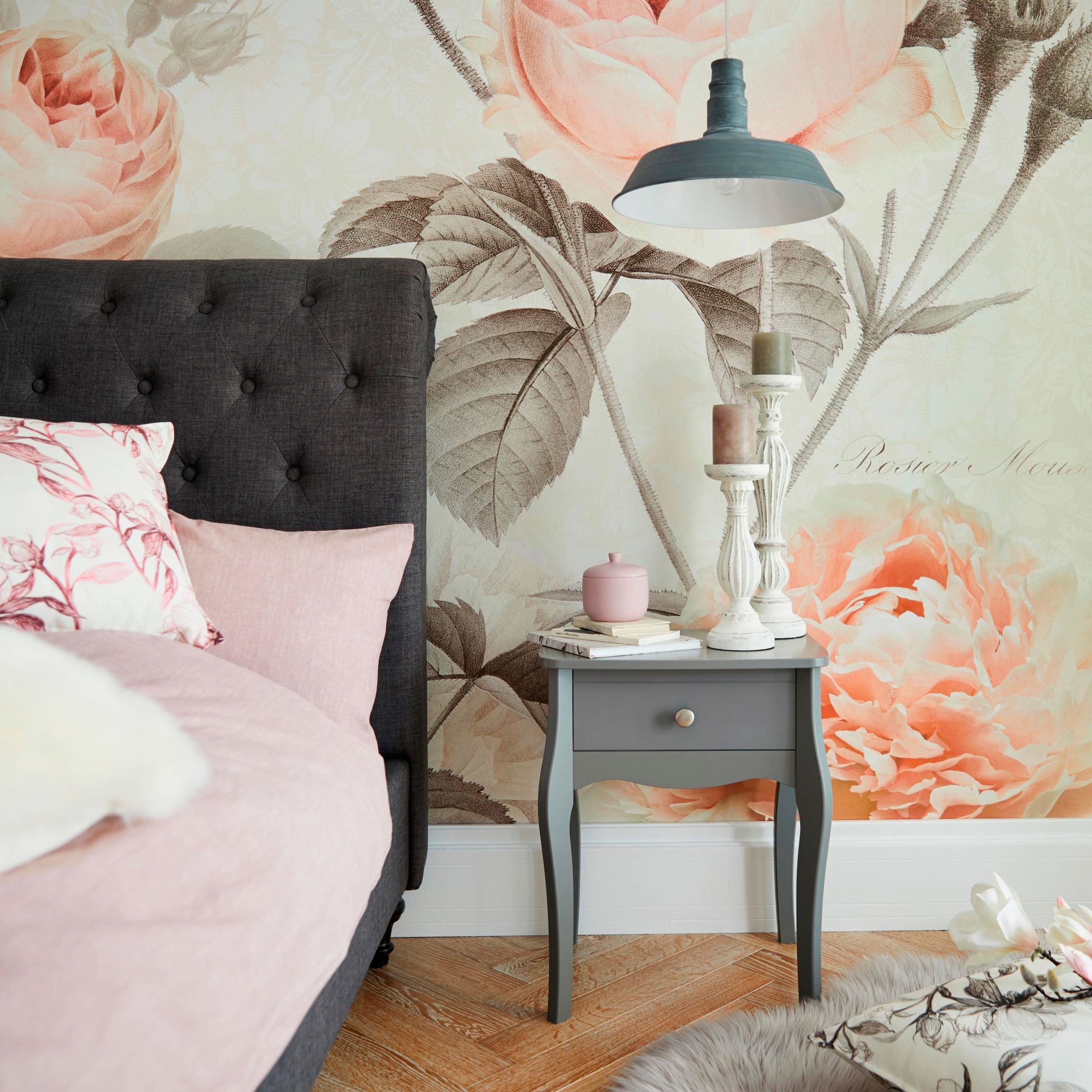 Komar Vliestapete »Vlies - La Maison - Größe 368 x 248 cm«, bedruckt, Wohnzimmer, Schlafzimmer