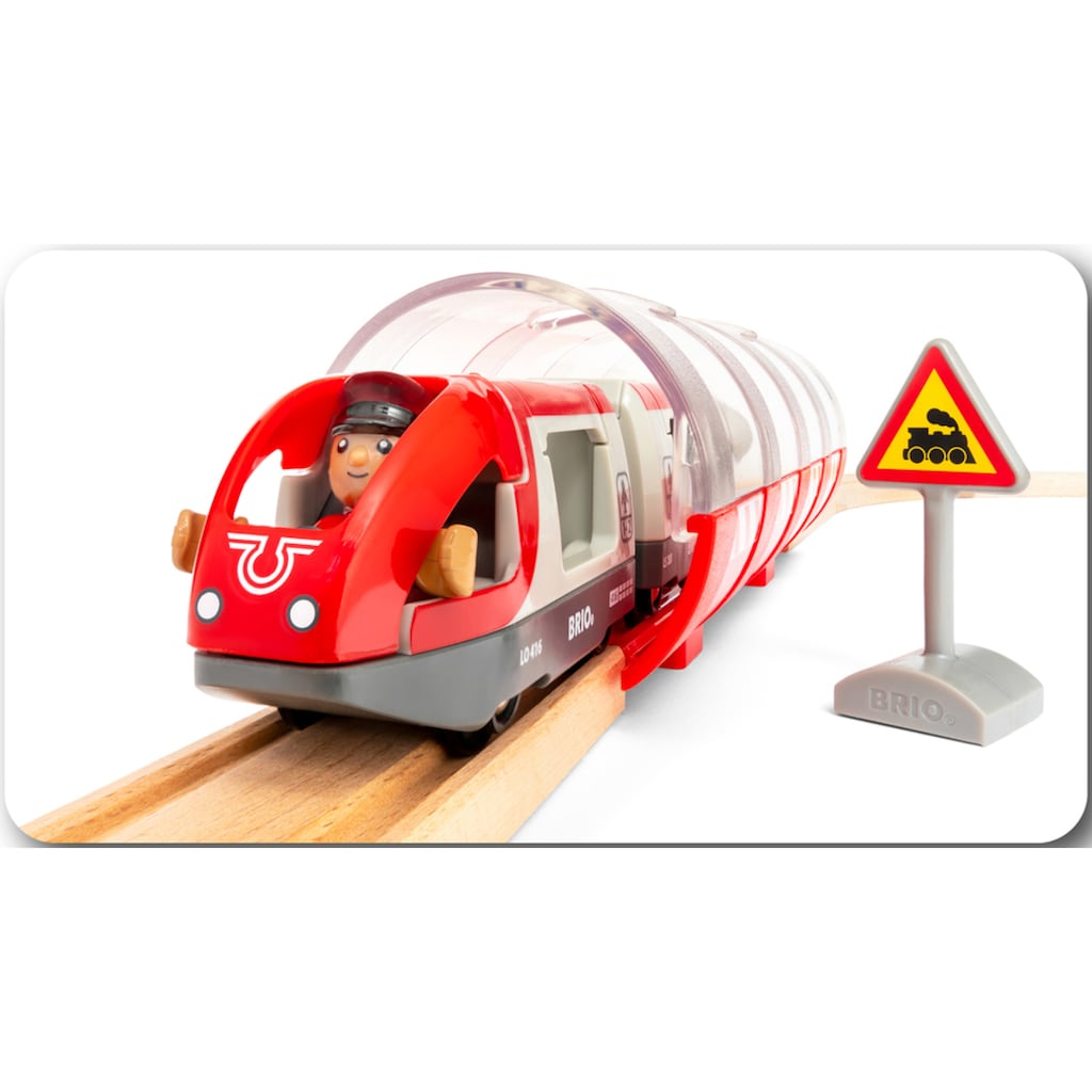 BRIO® Spielzeug-Eisenbahn »BRIO® WORLD, Großes City Bahnhof Set«, mit Soundeffekten; FSC® - schützt Wald - weltweit