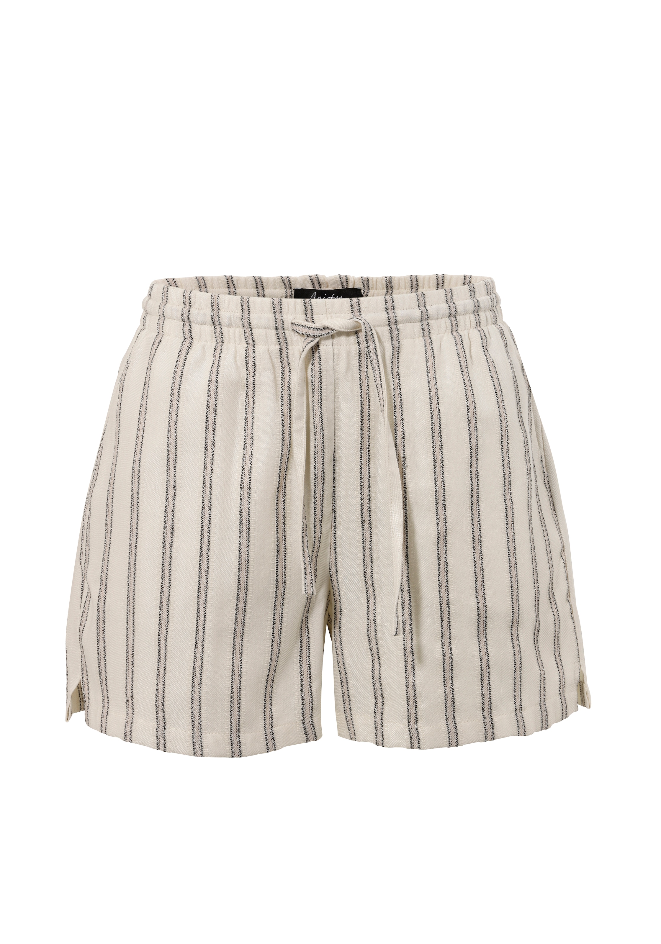 Aniston CASUAL Shorts, mit Glitzerfäden verzierte Streifen