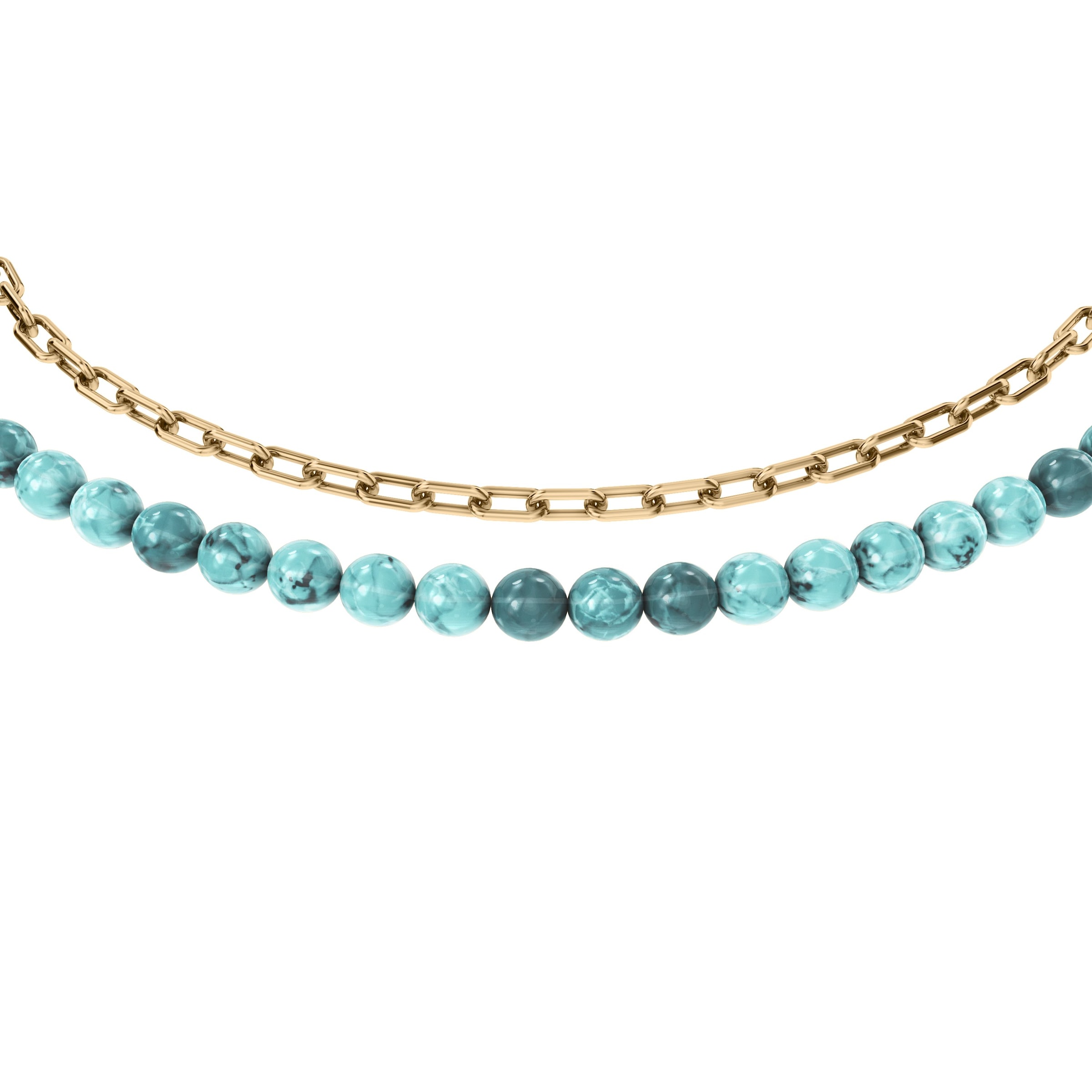 Fossil Fußkette »Schmuck Metall Körperschmuck Jewelry« mit Acryl