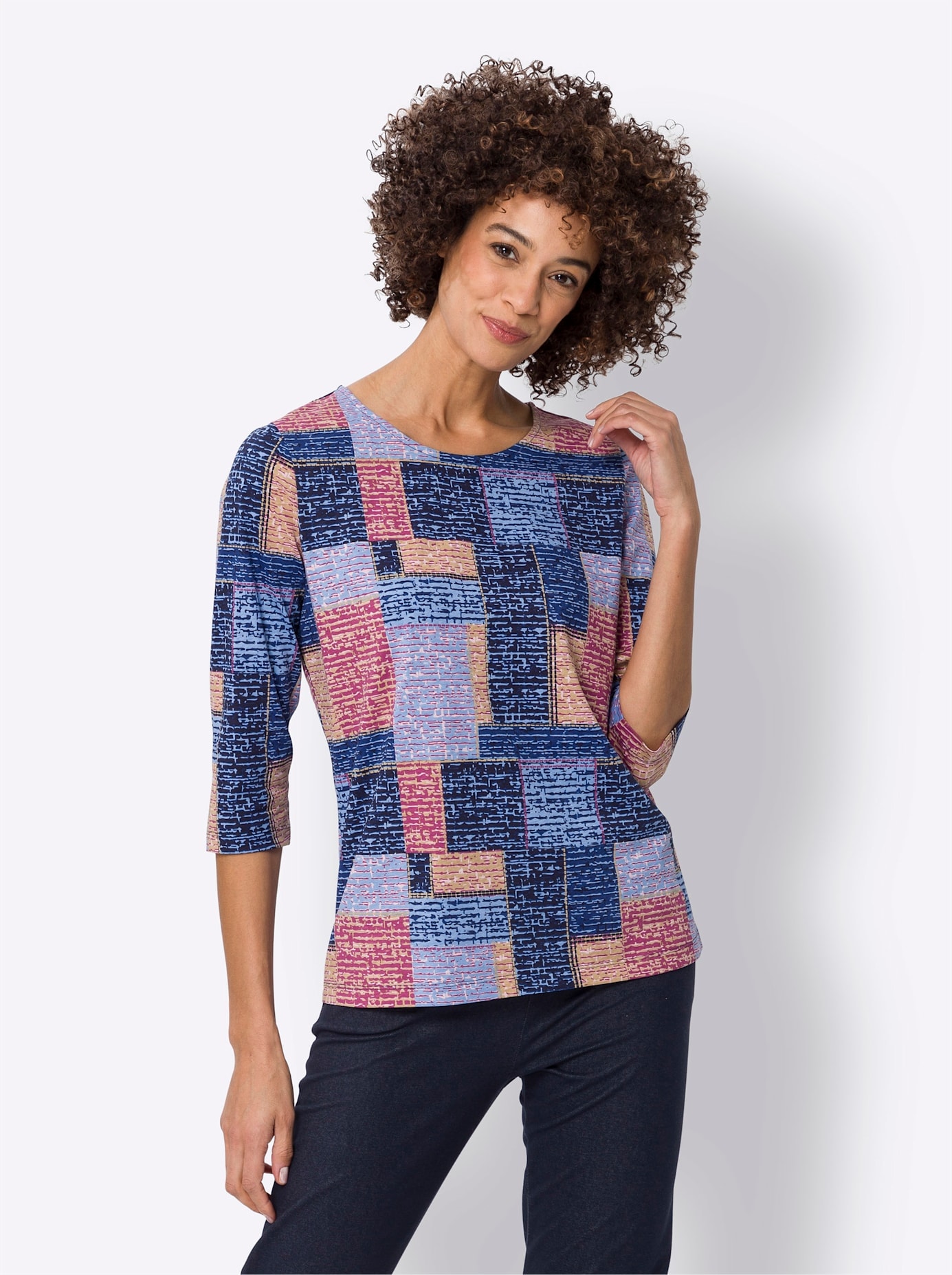 nicht definiert 3/4-Arm-Shirt »3/4-Arm-Shirt«, (1 tlg.)
