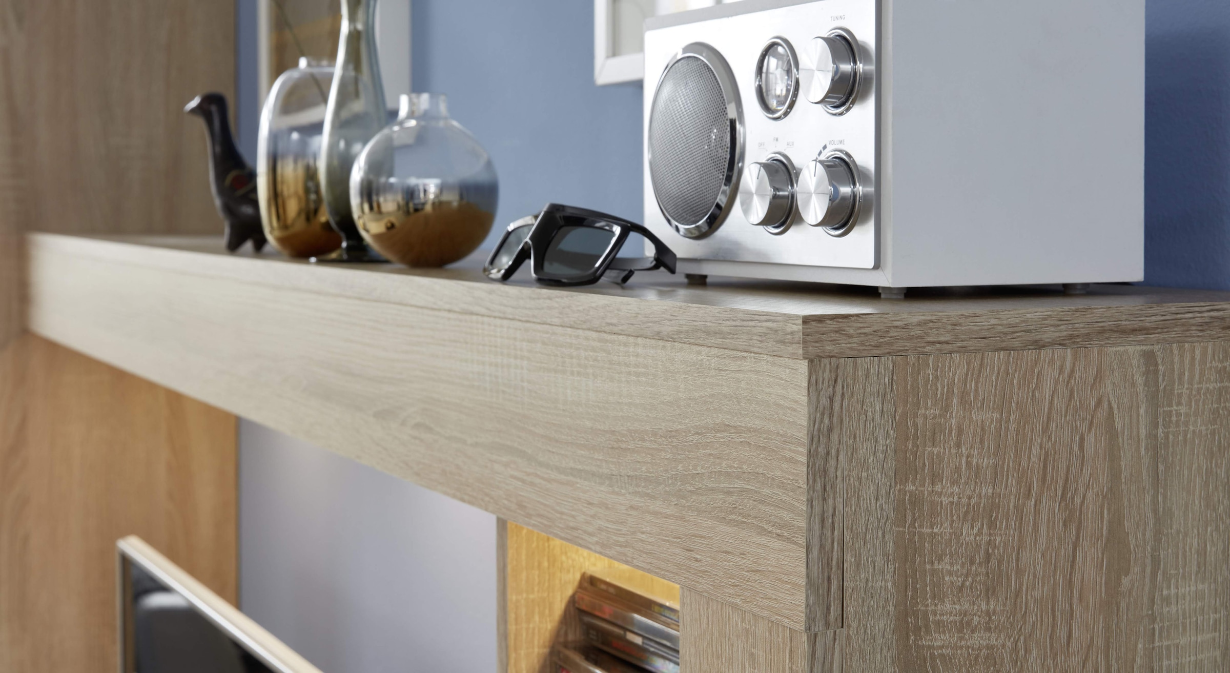 Home affaire Wohnwand »Laholm« Set, 4 Stk. tlg.