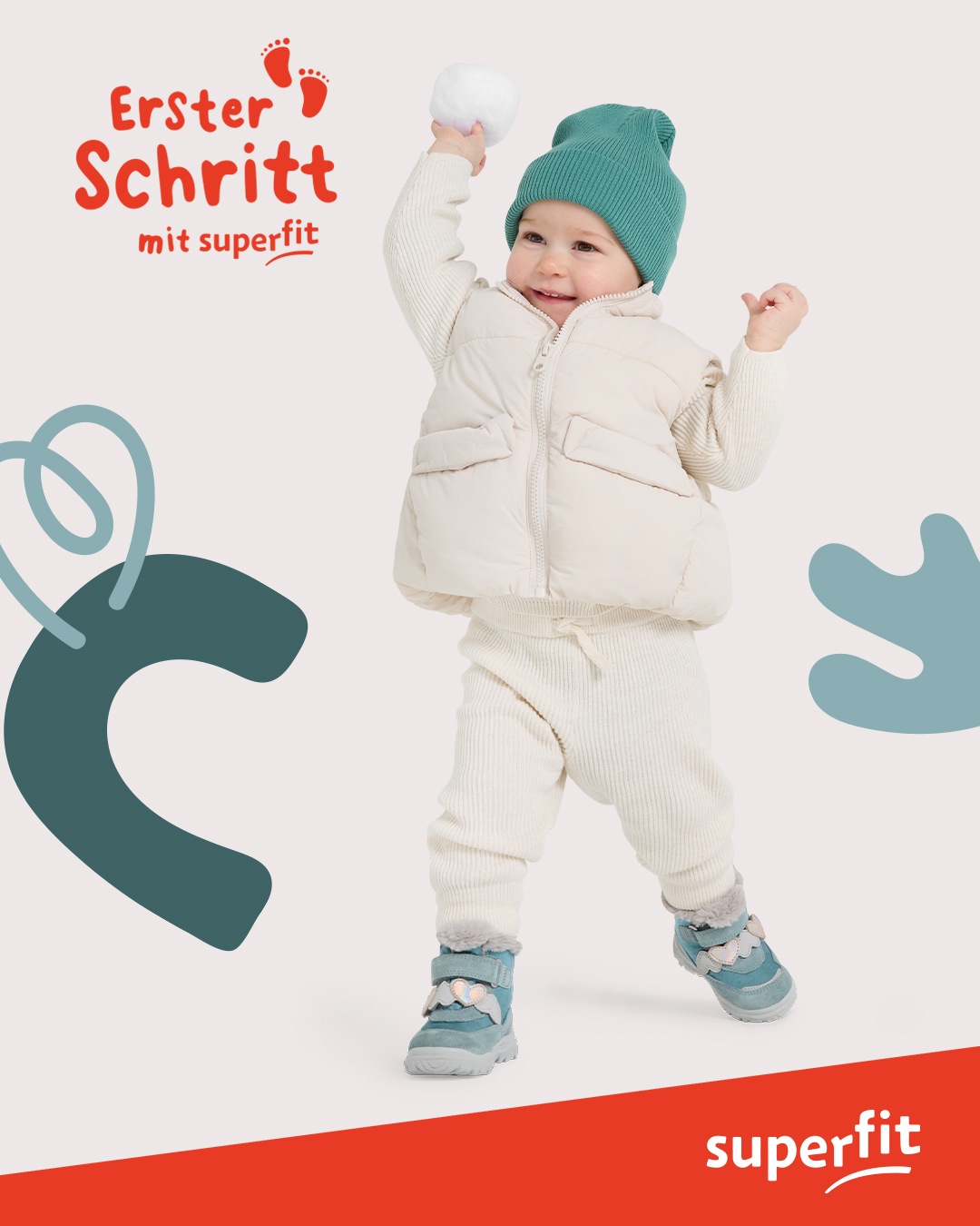 Thumbnail - Superfit Winterboots "HUSKY WMS: Weit" Klettstiefel mit wasserdichtem GORE TEX, Größenschablone zum Download