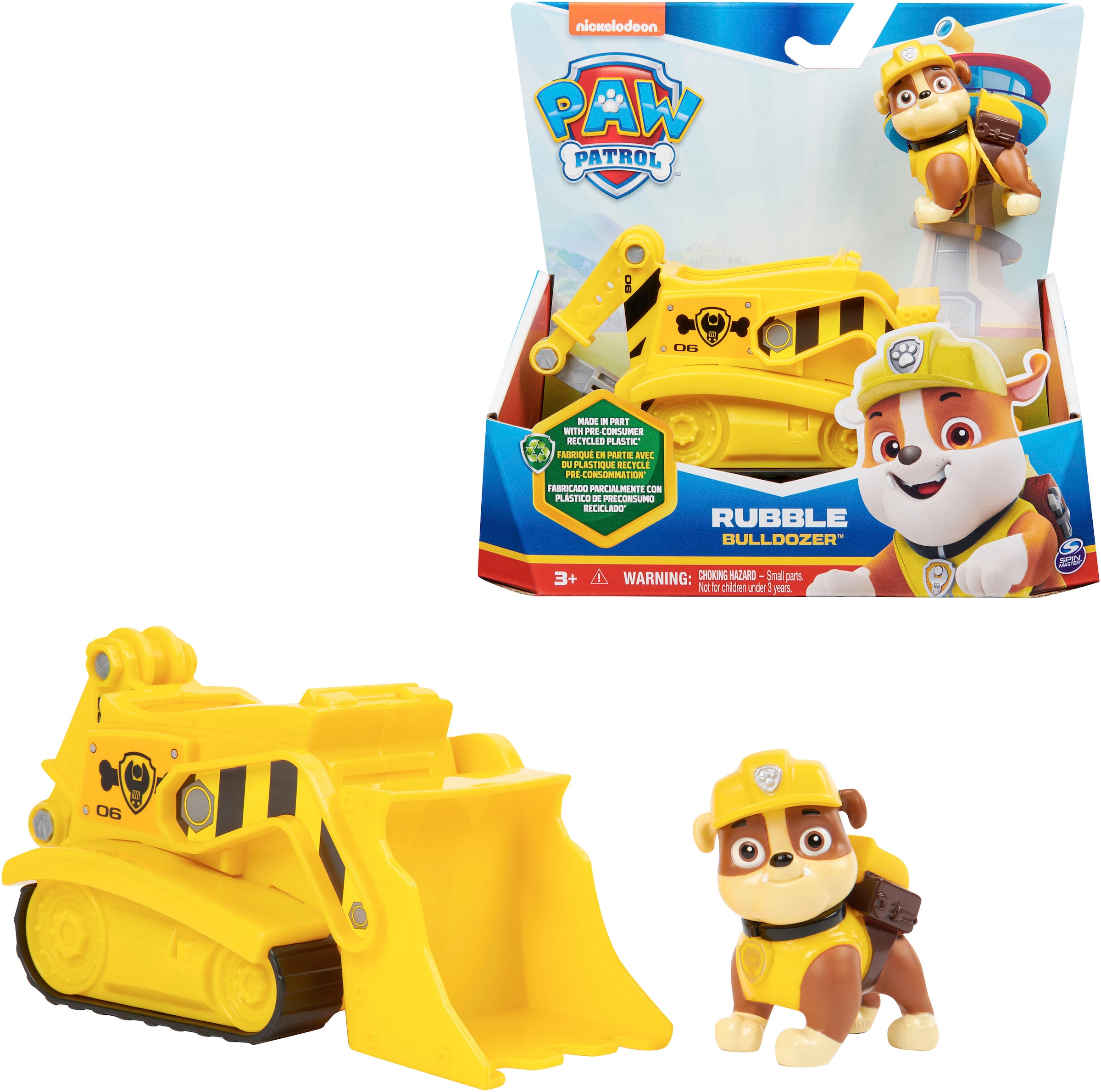 Spielzeug-Auto »Paw Patrol - Sust. Basic Vehicle Rubble«, zum Teil aus recycelten...