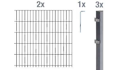 Doppelstabmattenzaun »Grundset«