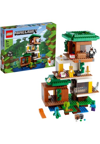 LEGO® Konstruktionsspielsteine »Das moderne Baumhaus (21174), LEGO® Minecraft™«, (909... kaufen