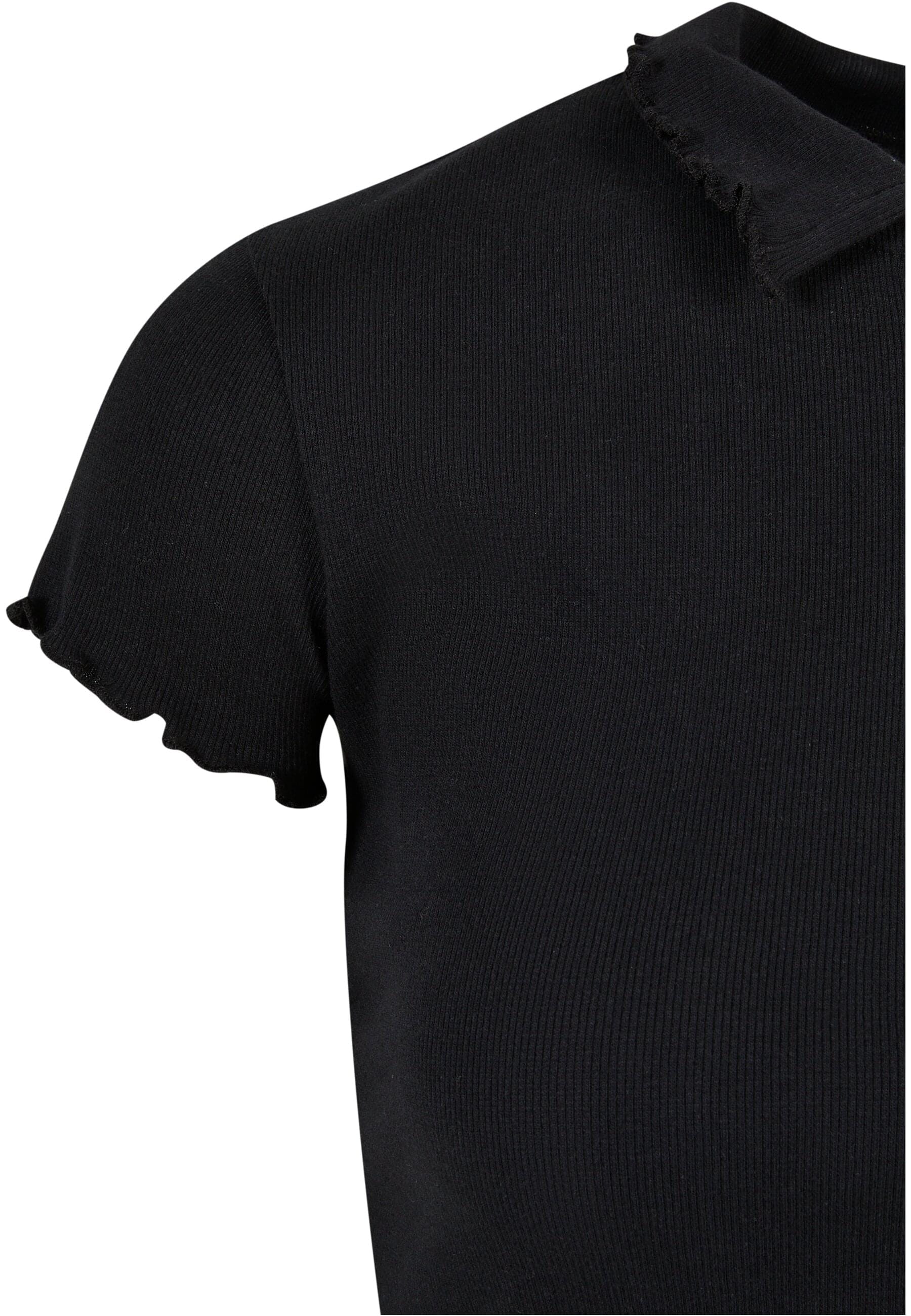 URBAN CLASSICS T-Shirt »Urban Classics Damen Ladies Rib Polo Tee«, (1 tlg.)