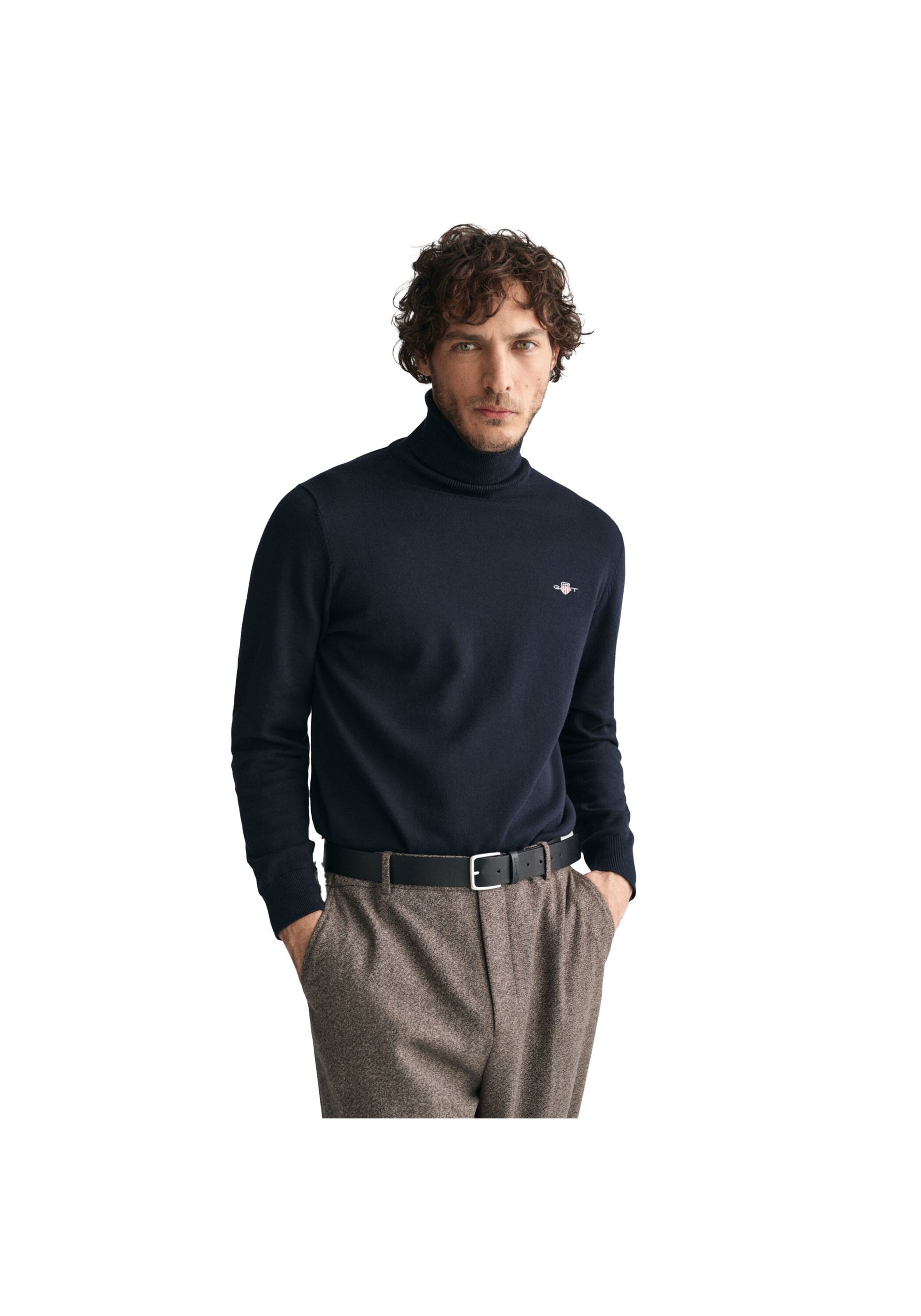 Gant Sweater "Strickpullover CLASSIC COTTON ROLLERNECK" günstig online kaufen