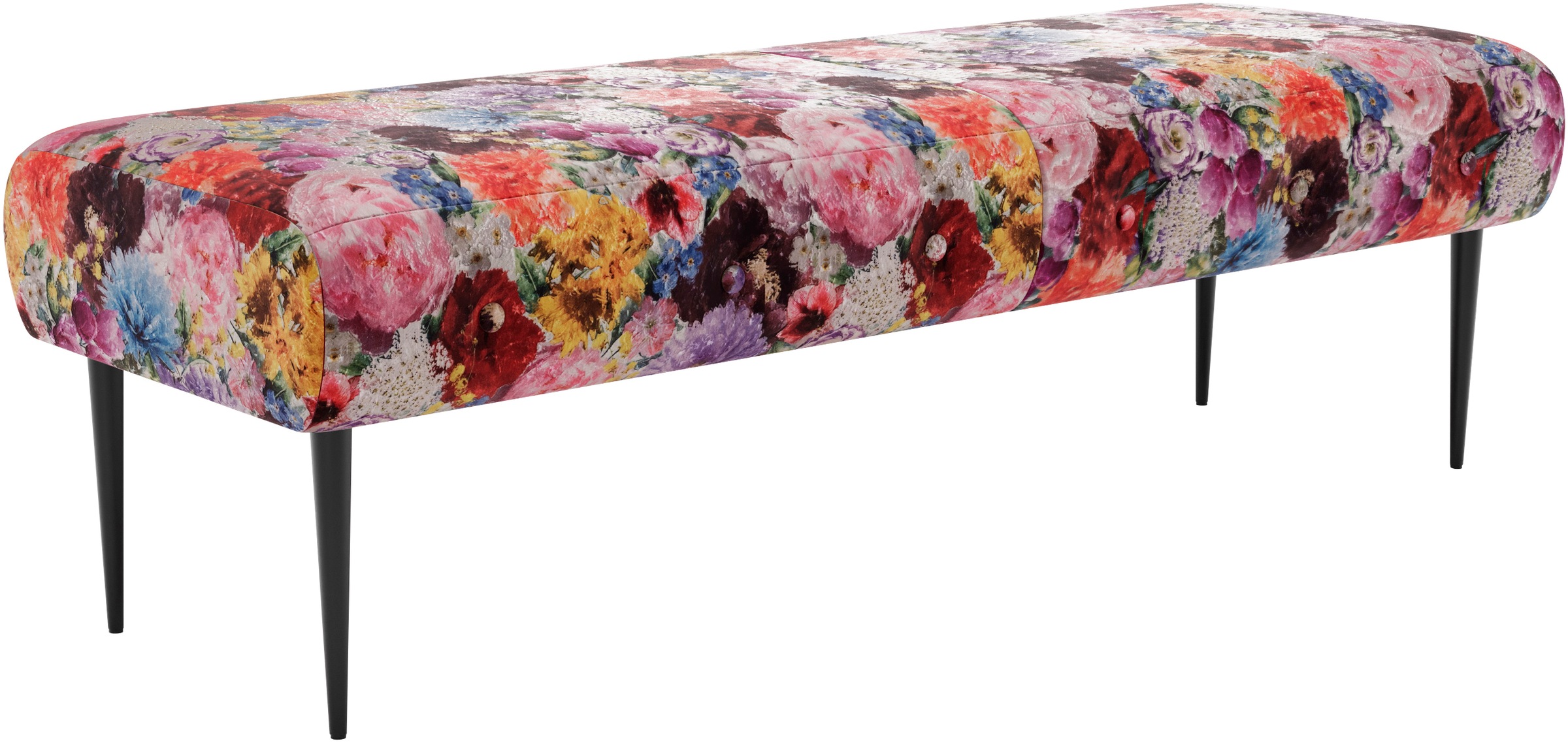 Thumbnail - PLACES OF STYLE 3-Sitzer "Amber" mit Knopfheftung,in verschieden Stoffarten